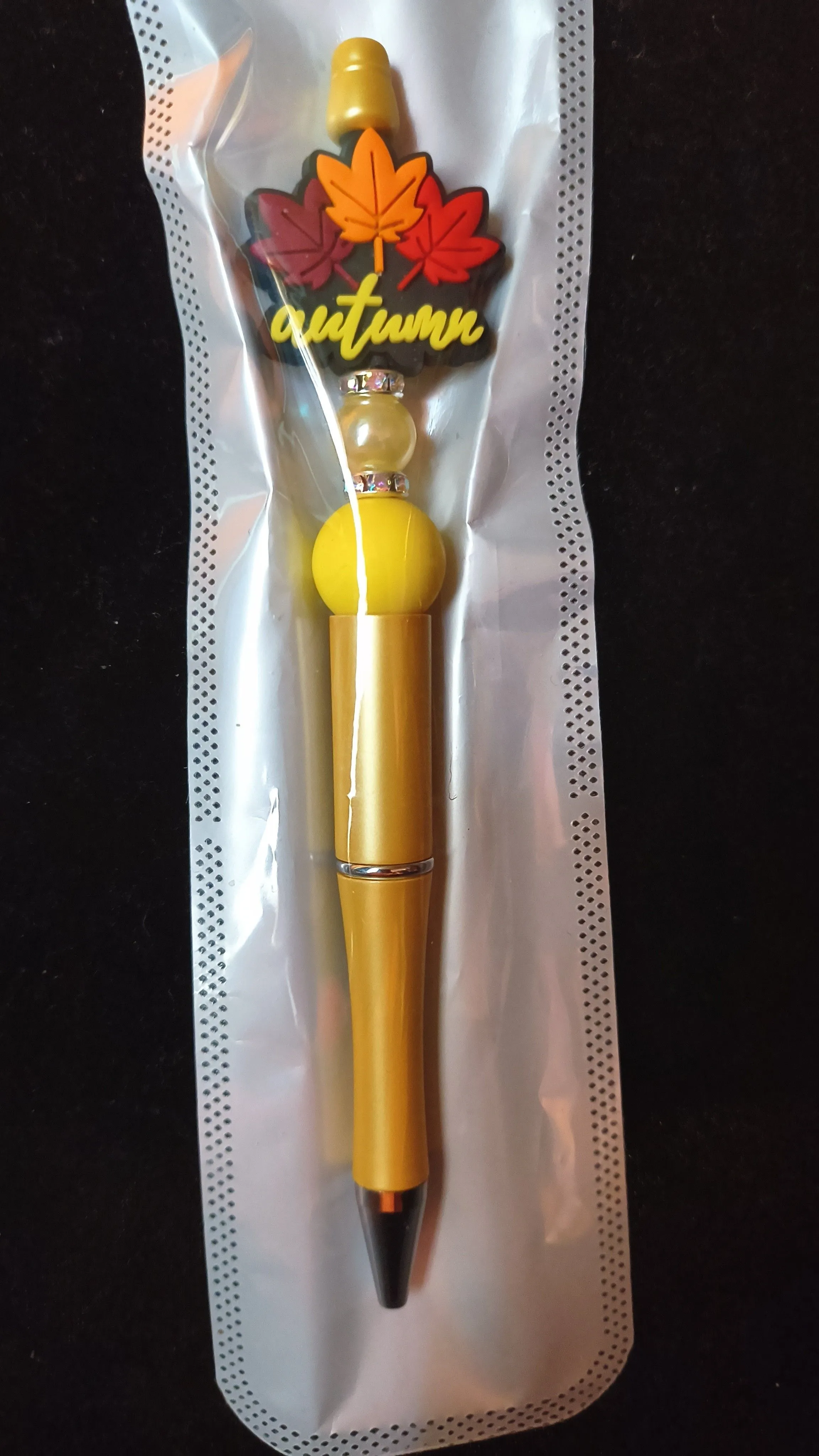 Product image for Beadable Pens - Golden "Autumn" #109