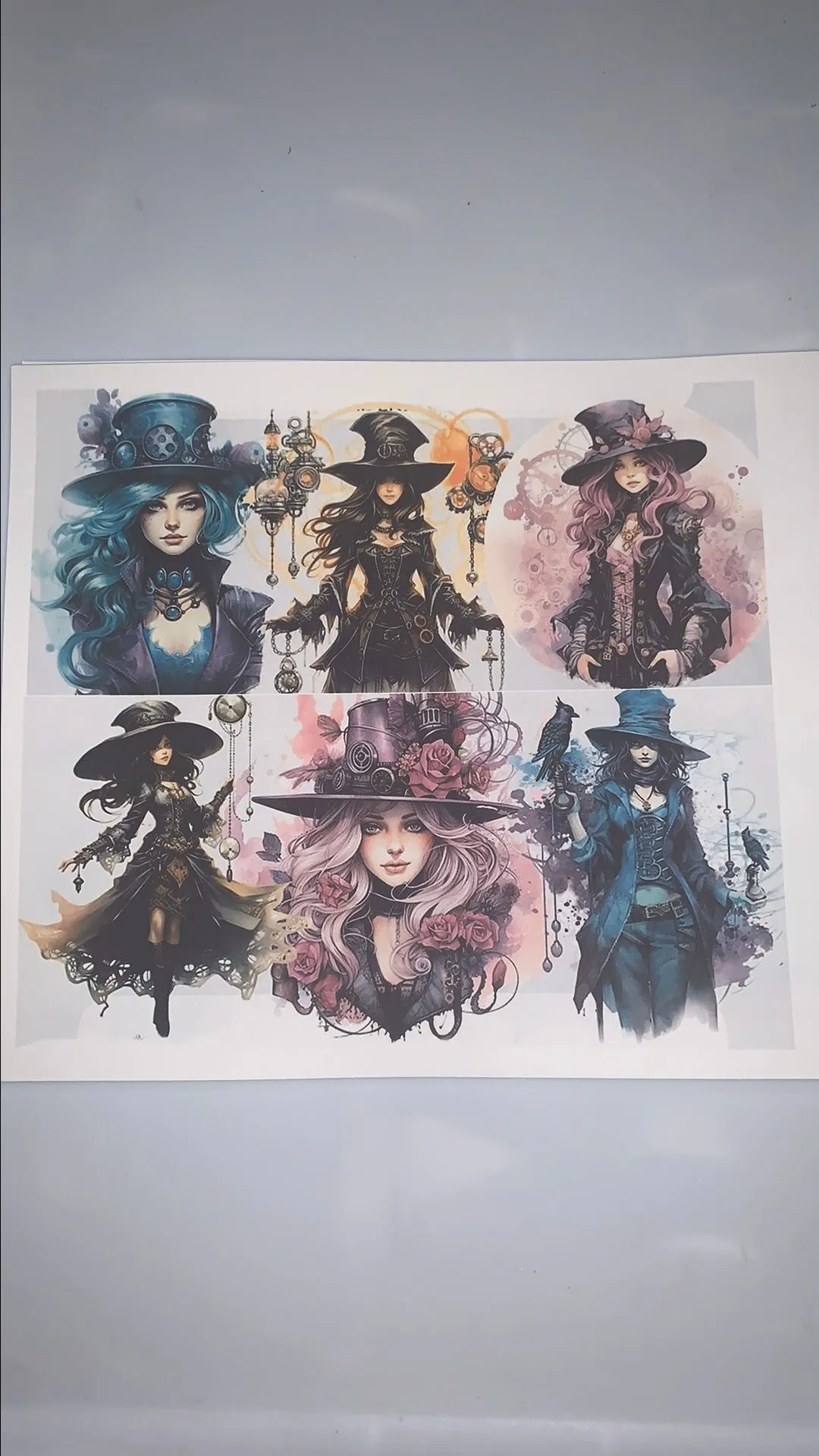 Product image for 00. Steam Punk Witch Printable #1