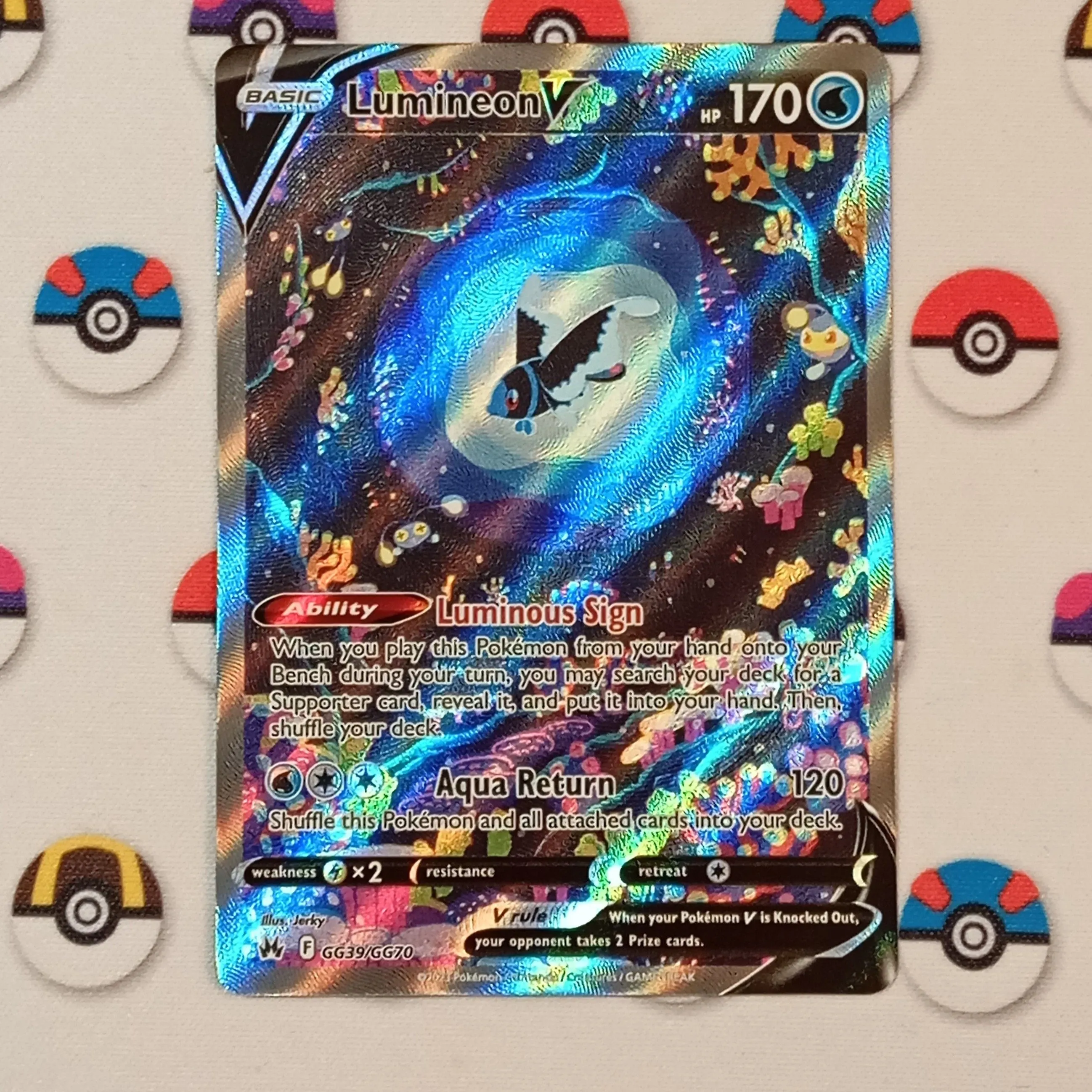 Pokmon TCG Lumineon V Crown Zenith: Galarian Gallery GG39/GG70 Holo Ultra  Rare  Whatnot: Shop, Sell, Connect