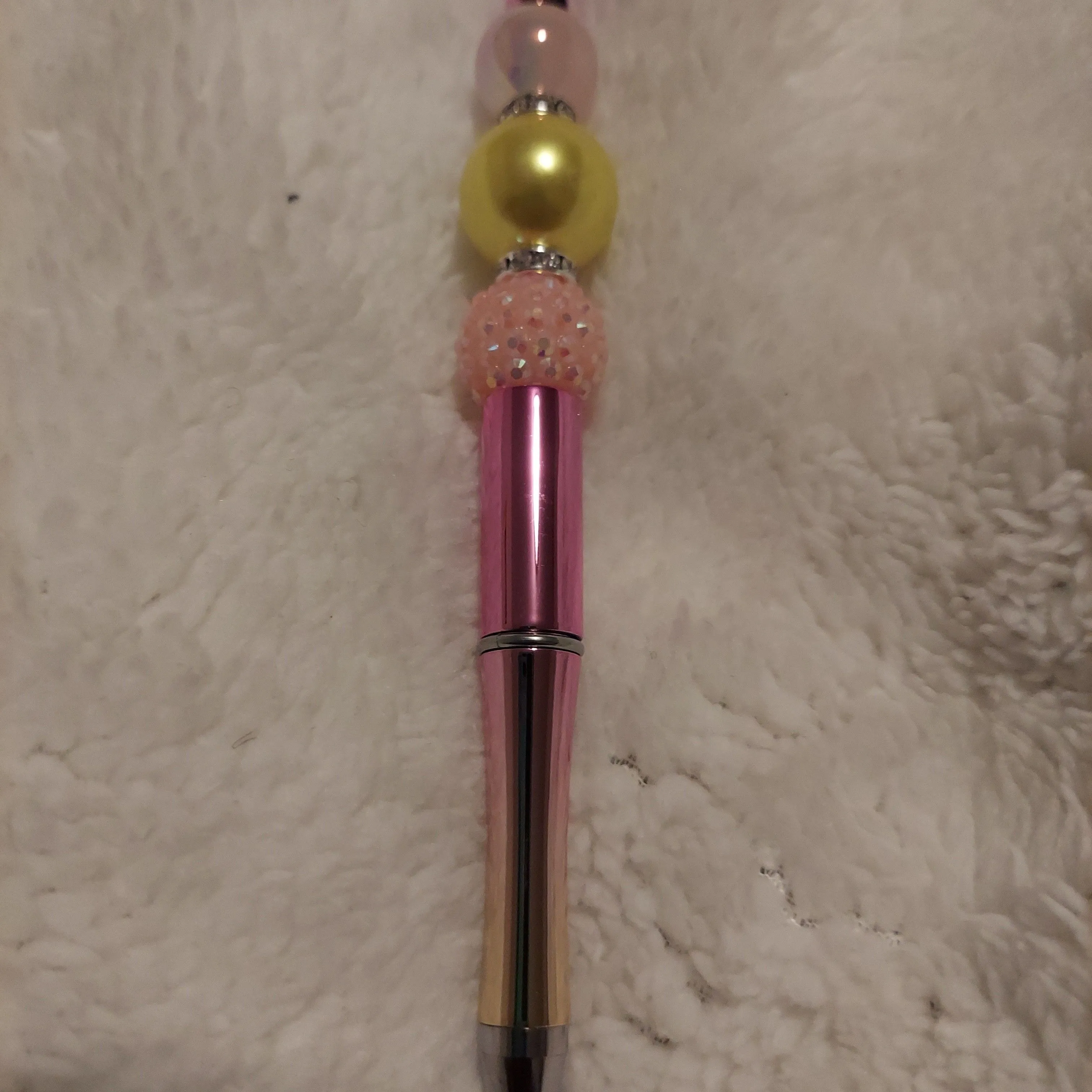Product image for Pink And Yellow Ombre Beadable Pen