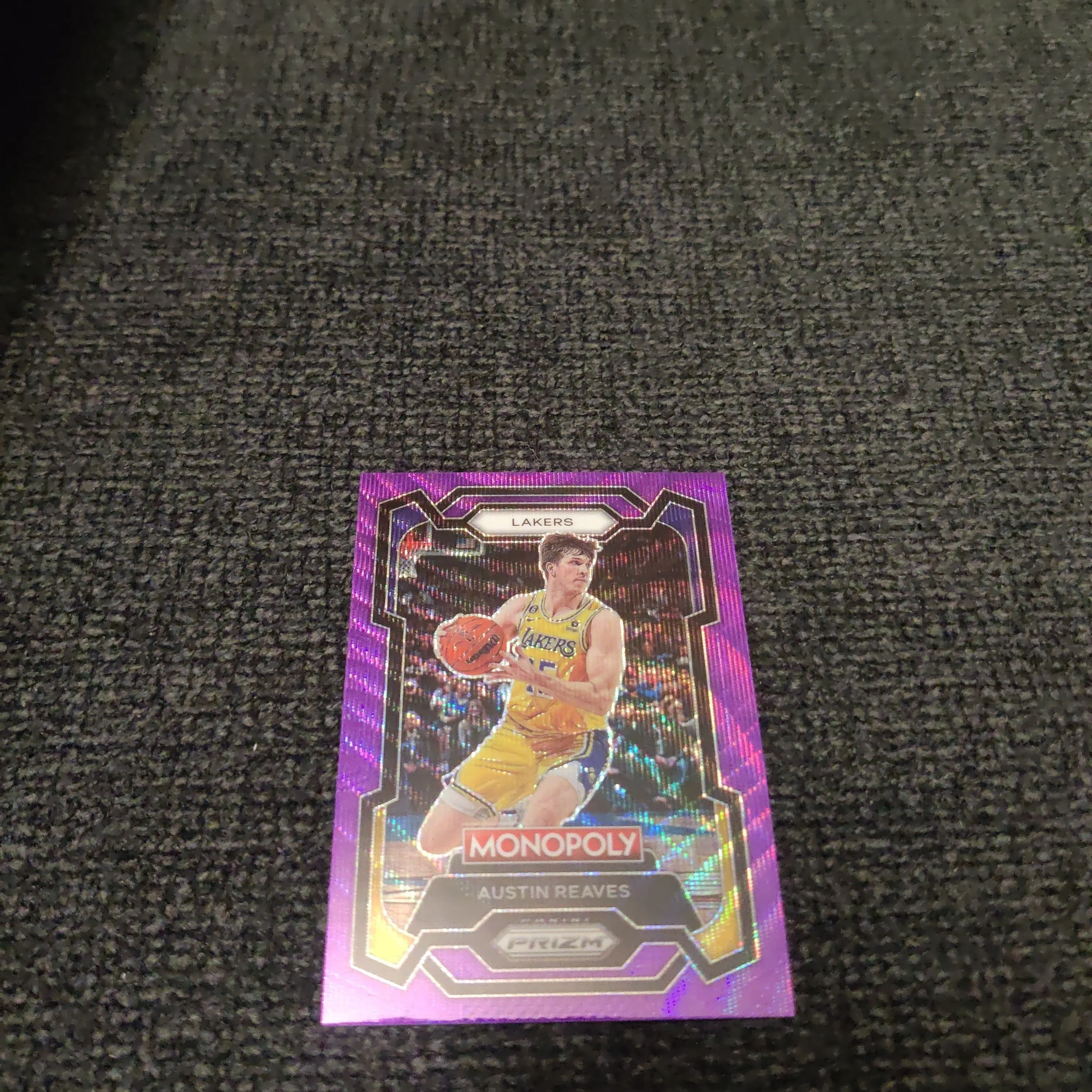 Product image for 2023 prizm Monopoly Austin Reaves purple