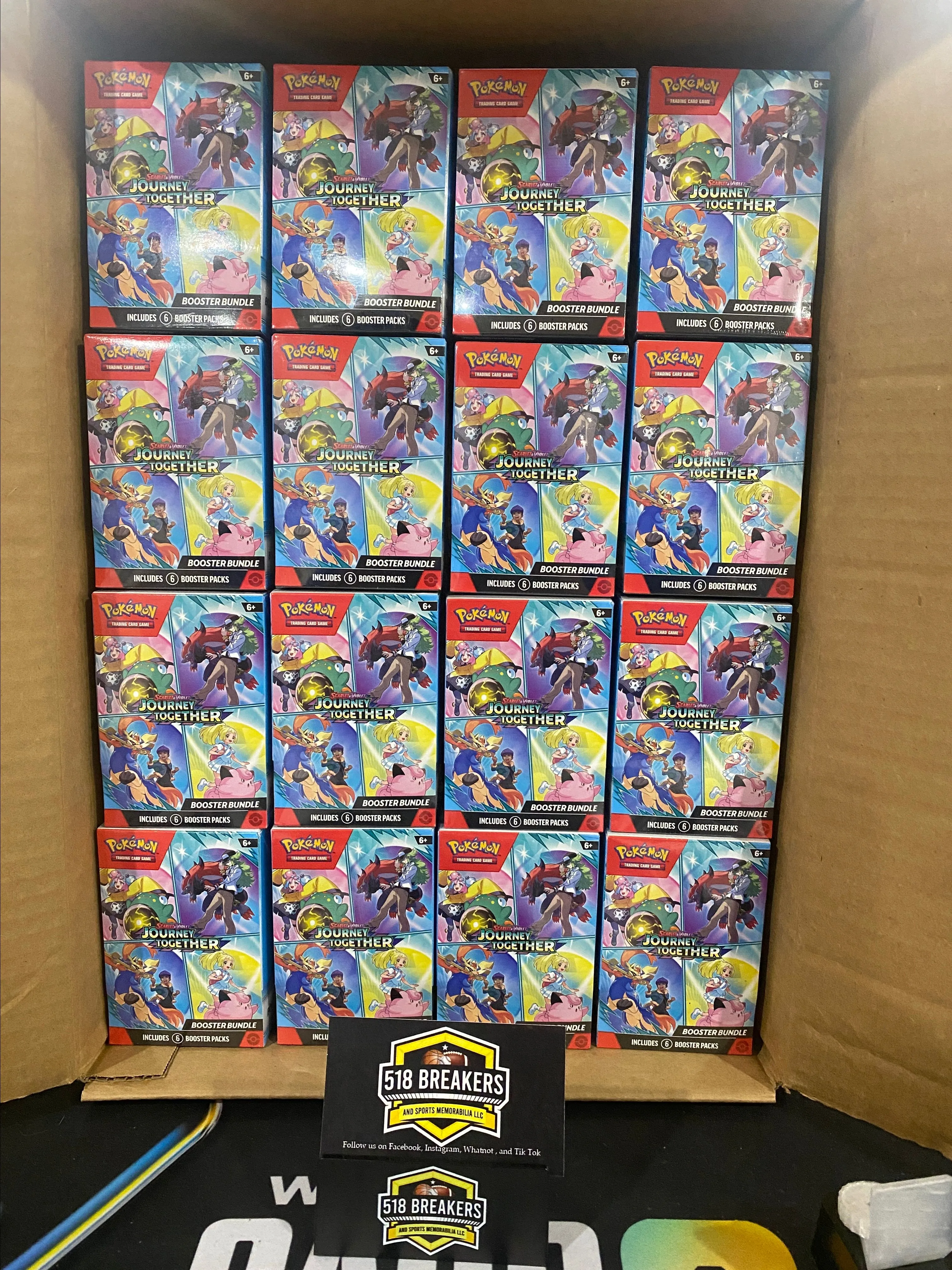 Product image for POKEMON JOURNEY TOGETHER BOOSTER BUNDLE. NEW. SEALED BOXES.