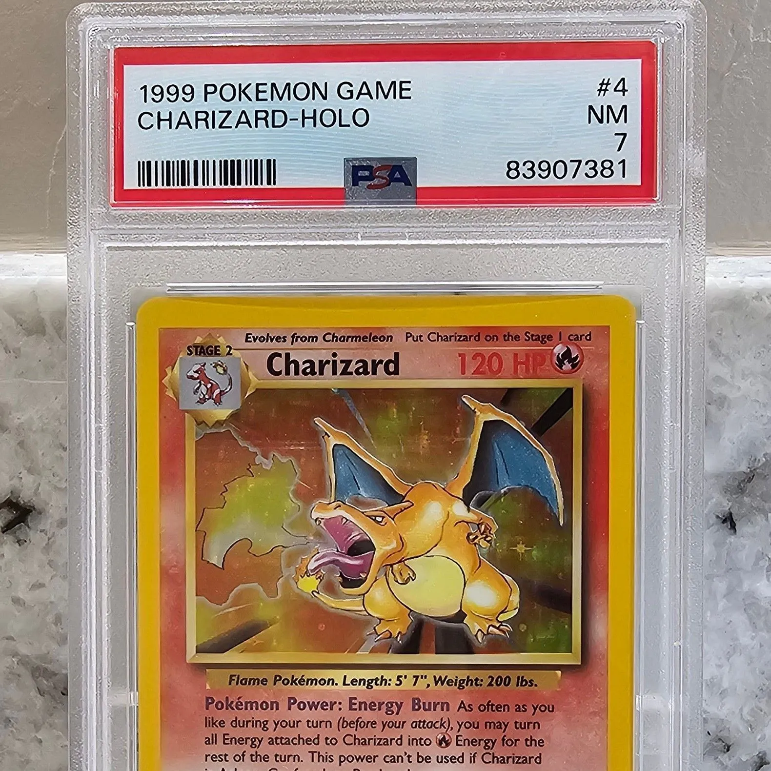 1999 pokemon charizard holo card 1999 POKEMON BASE SET 1ST EDITION HOLO CHARIZARD #4 ARITA AUTO 9 PSA AUTH main image 1