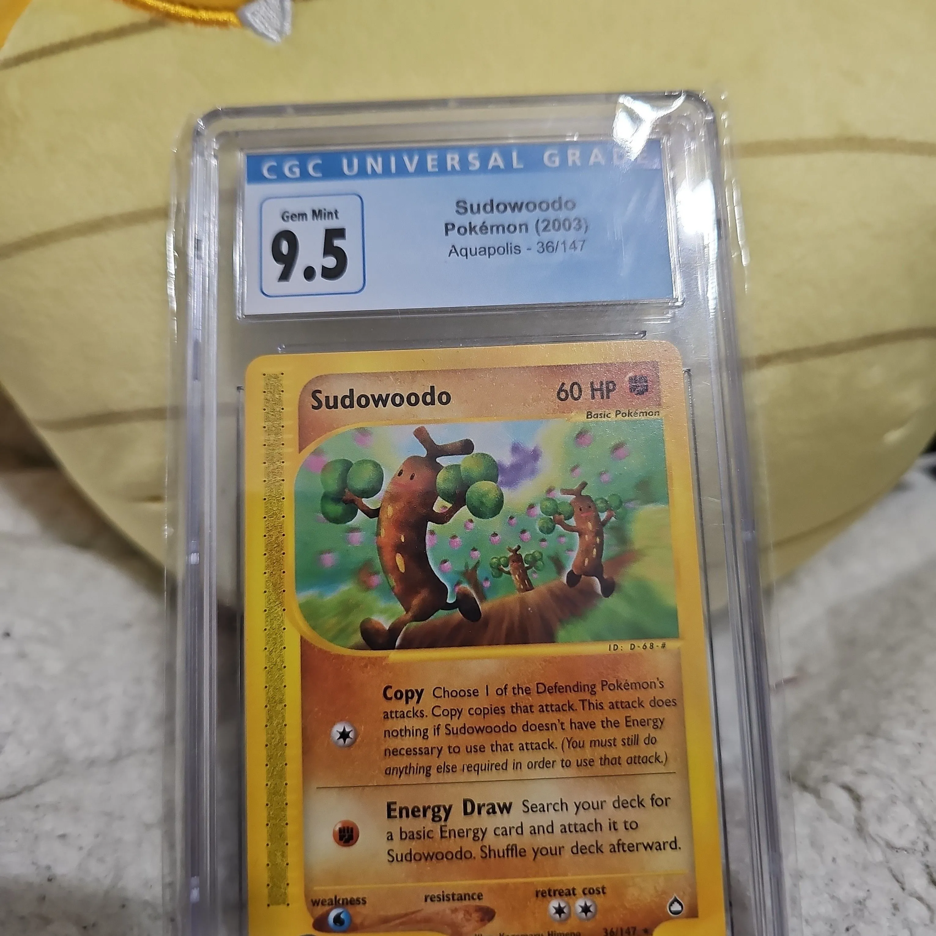 Product image for Sudowoodo #36 Pokemon Aquapolis NON HOLO