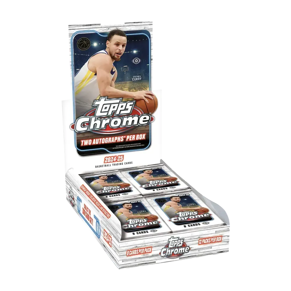 Product image for 2024-25 Topps Chrome Basketball Hobby Box