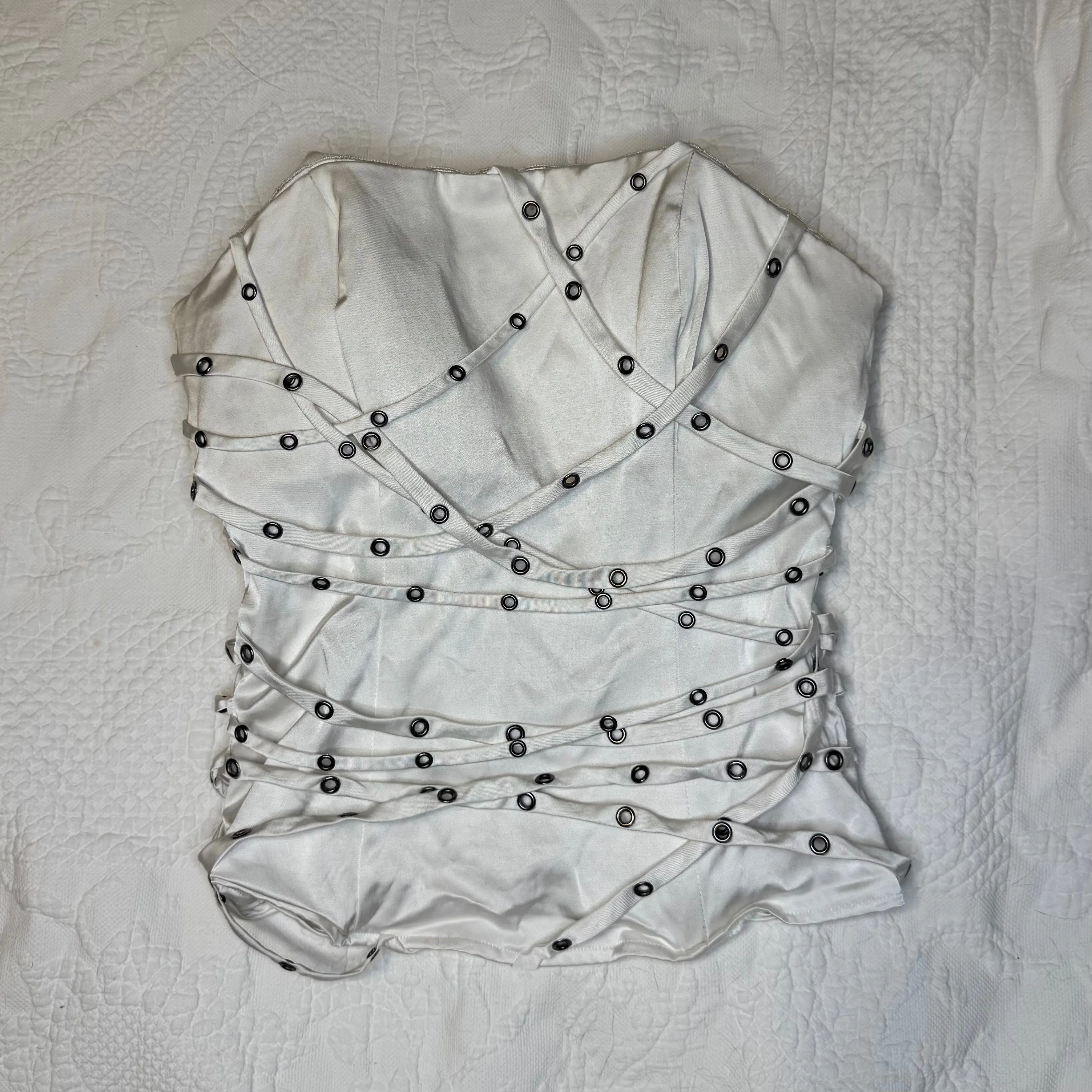 Product image for 05. BEBE Grommet Corset Top
