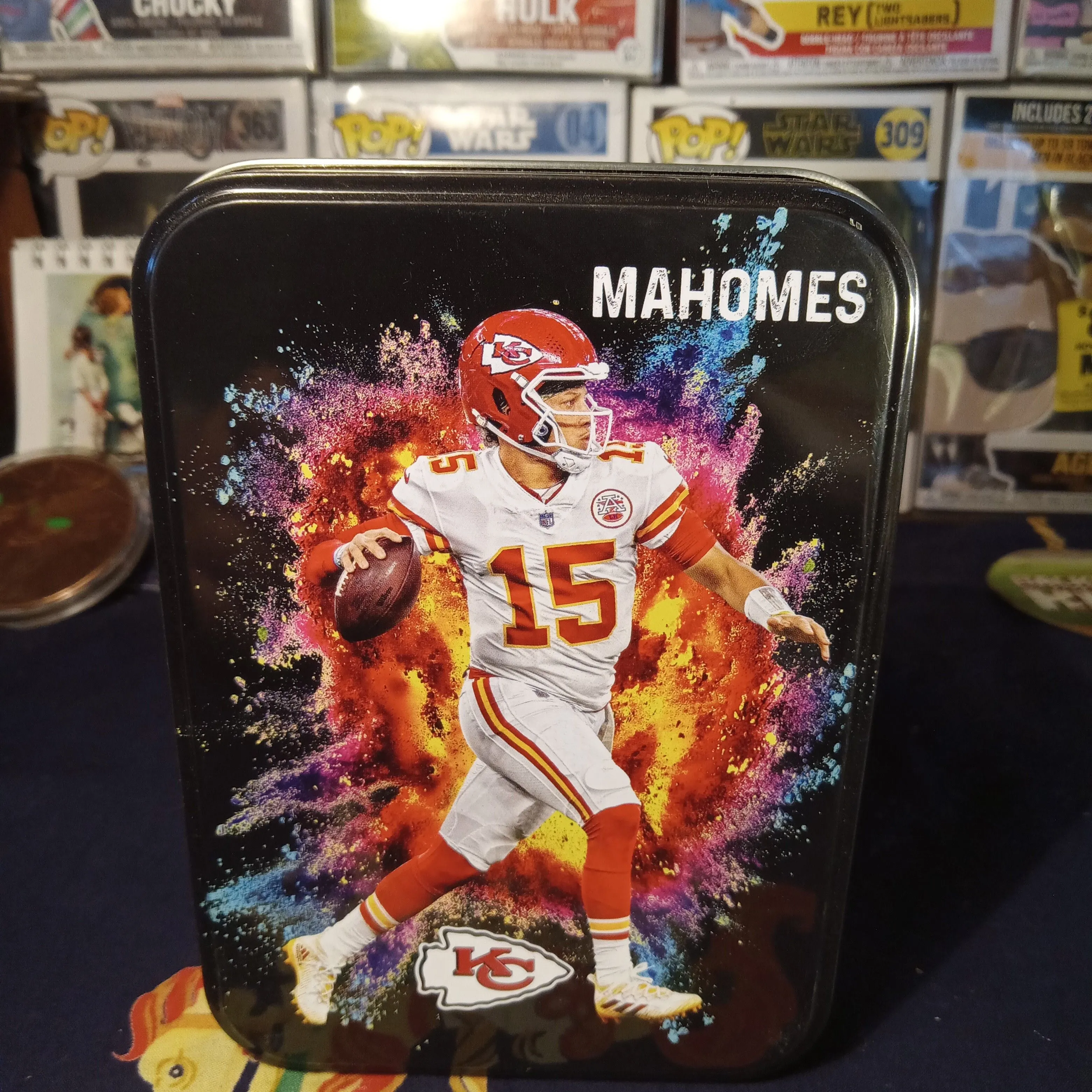 Product image for Patrick Mahomes collectors Tin 