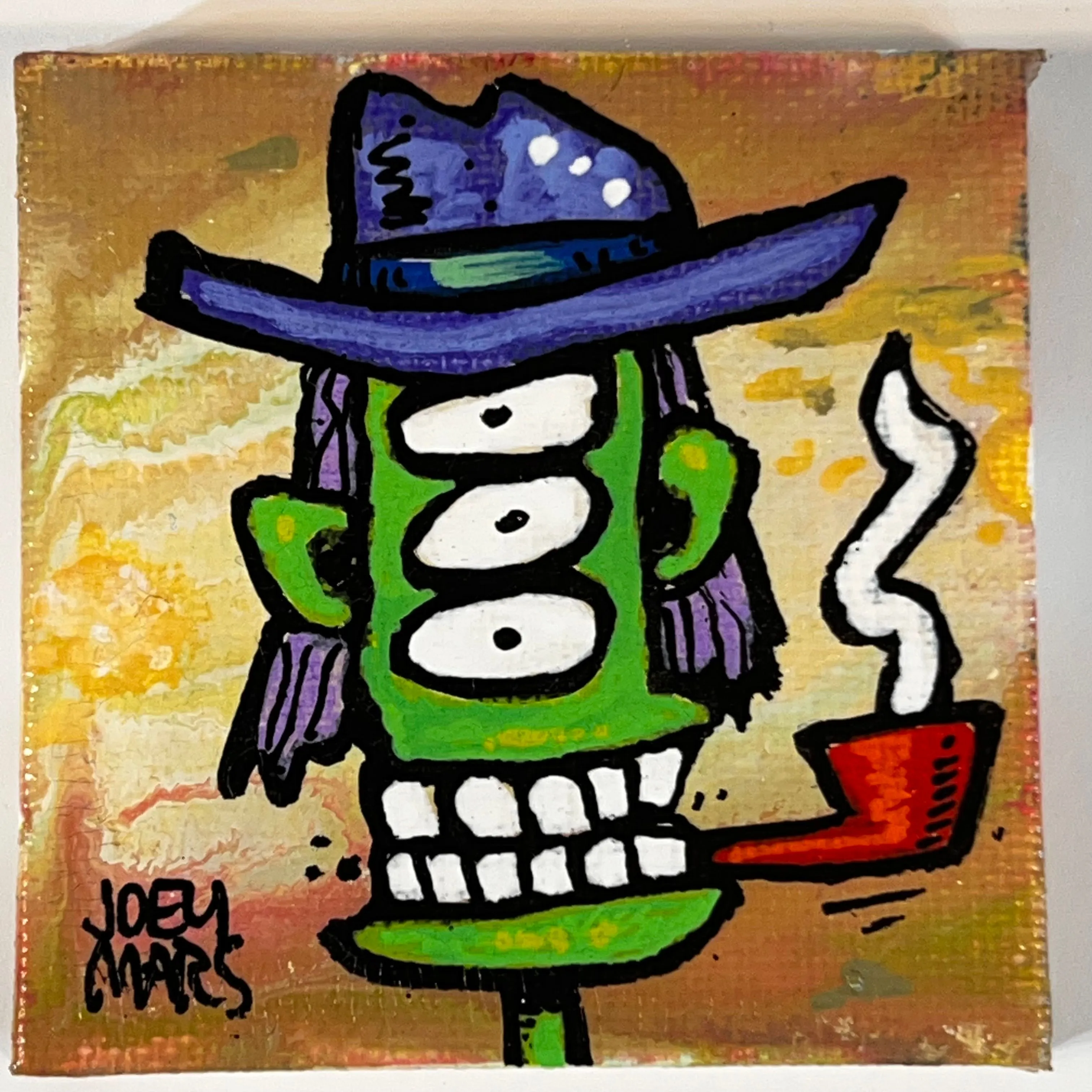 Product image for 27spe. 2x2 original painting by Joey Mars