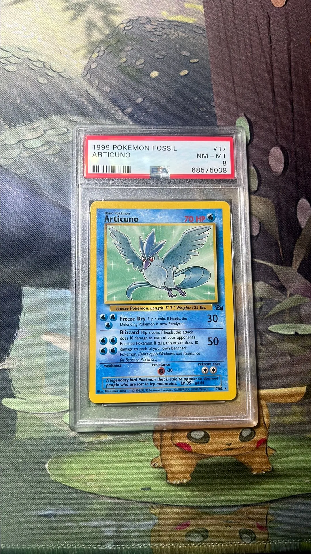 Product image for PSA 8 - Articuno Fossil Base Set