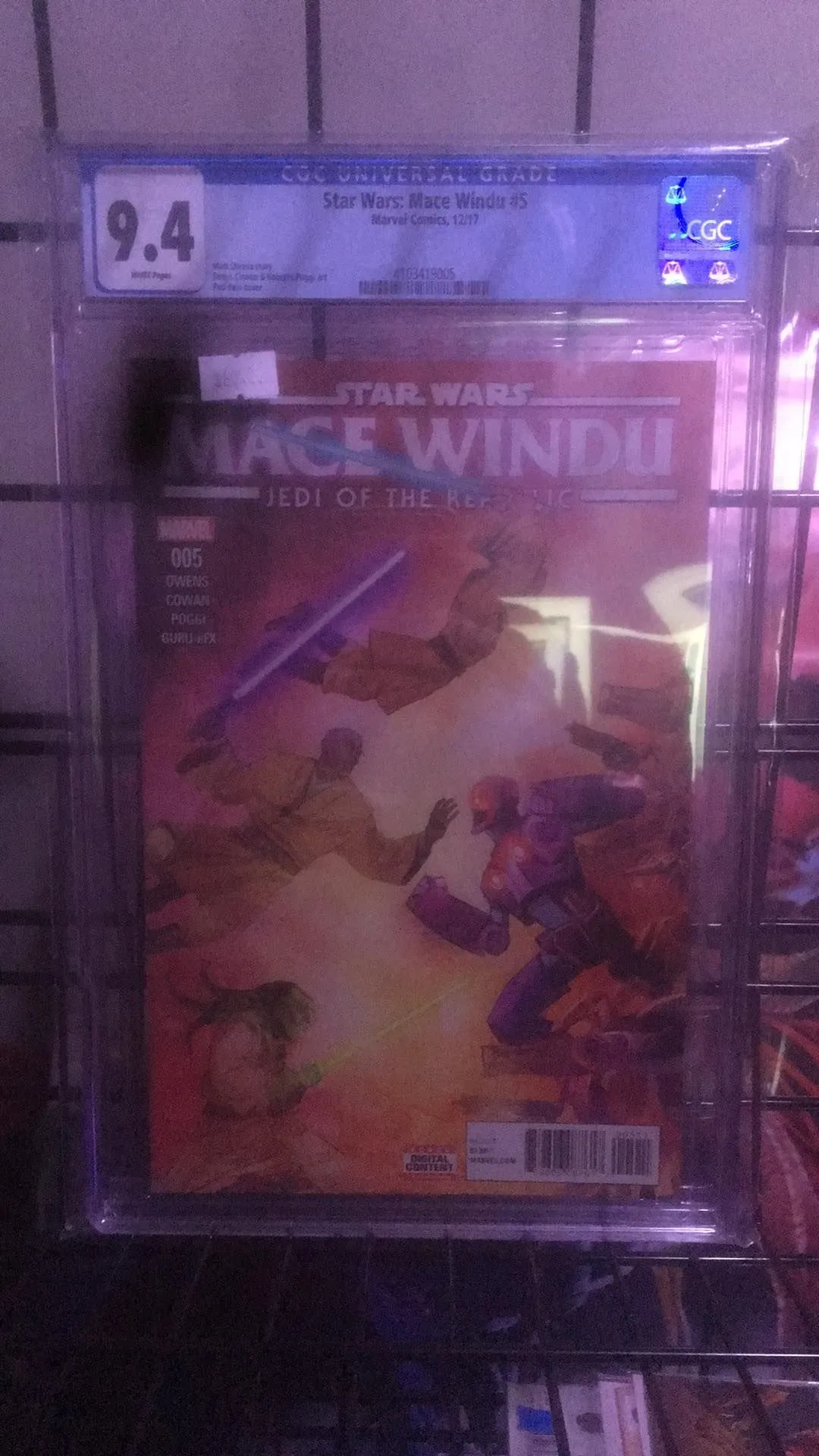 Product image for Star Wars: Mace Windu #5 CGC 9.4