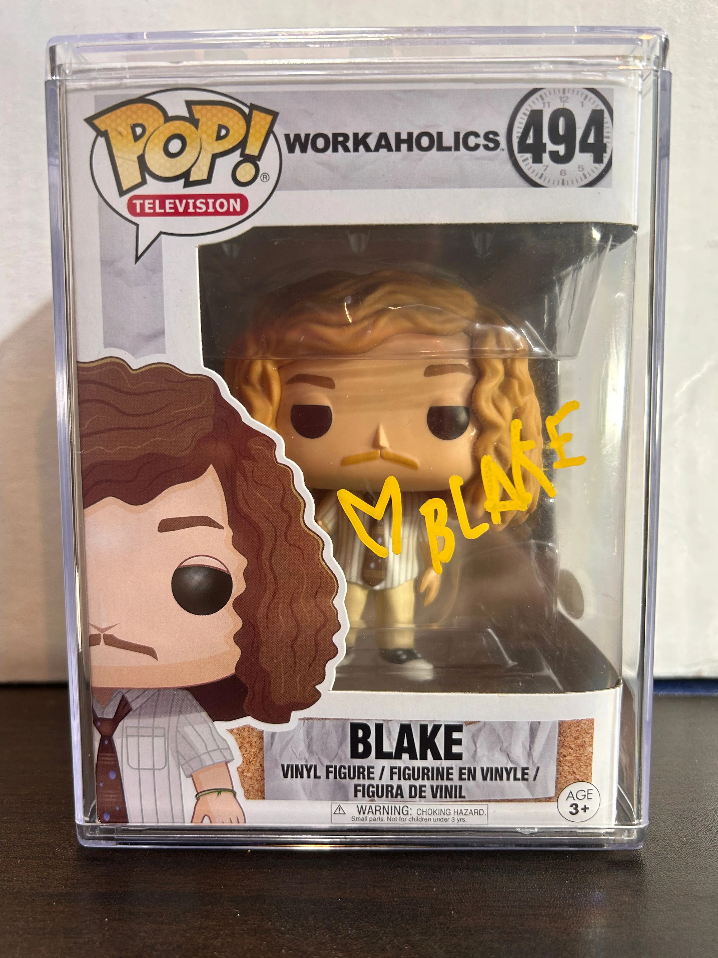 Product image for Blake Anderson Signed Workaholics Television Funko Pop 494 JSA COA W Hard Stack