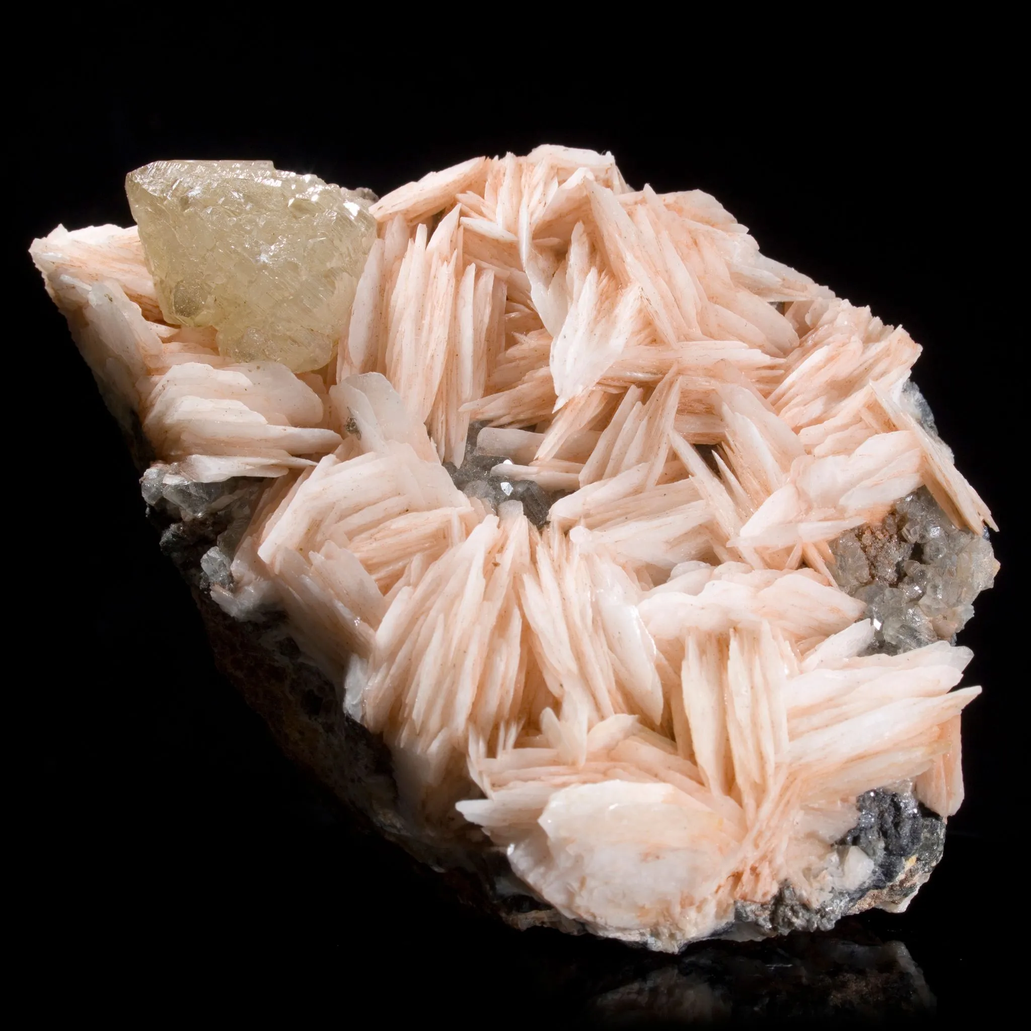 Product image for Cerussite and Barite with Galena - Mibladen, Morocco 
