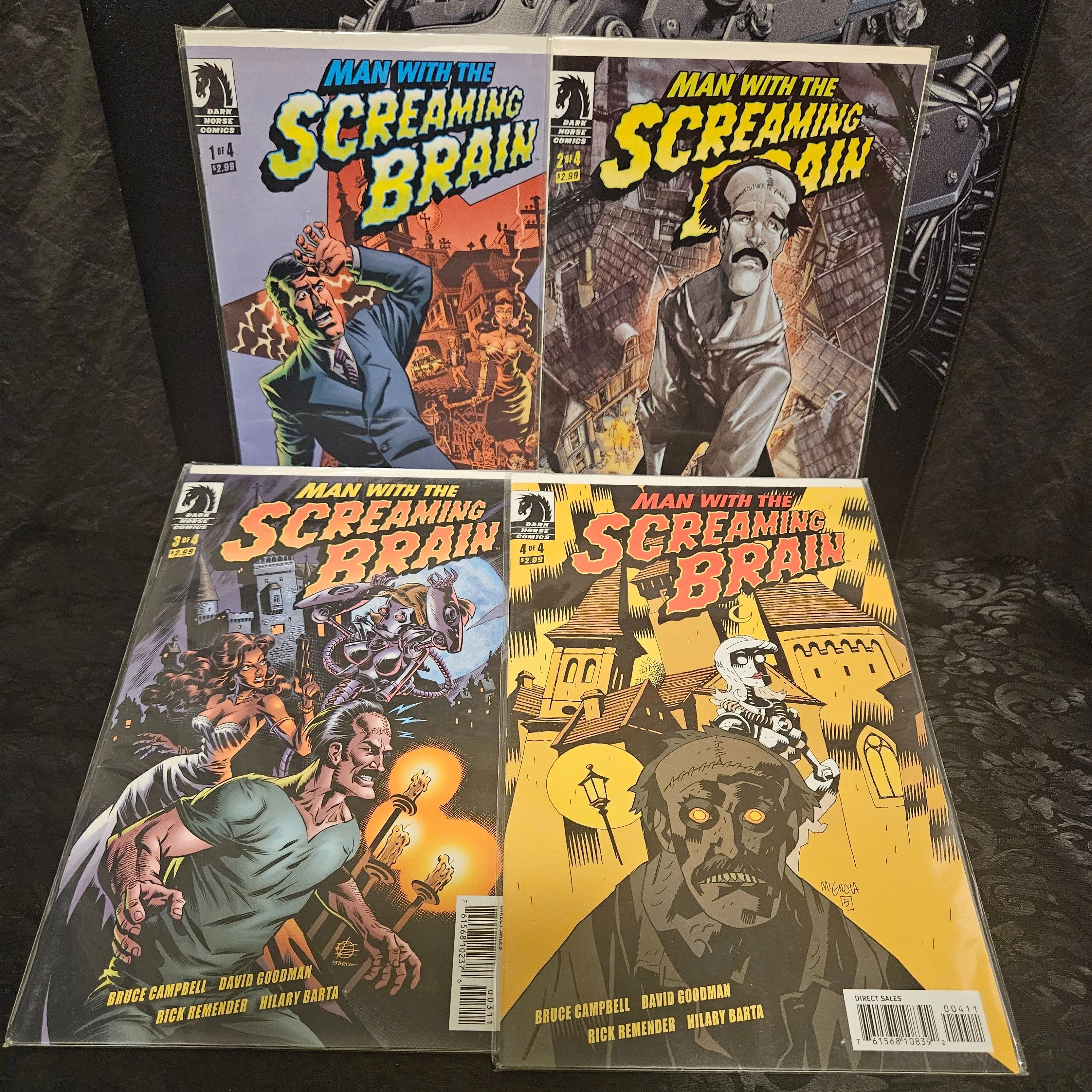 Product image for The man with the screaming brain.1-4, comics 