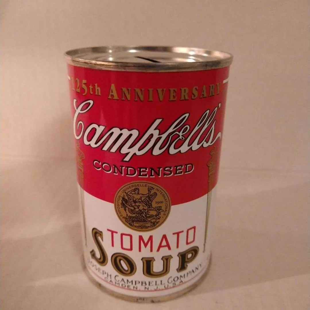 Product image for Vintage Campbell's Tomato Soup Can Bank