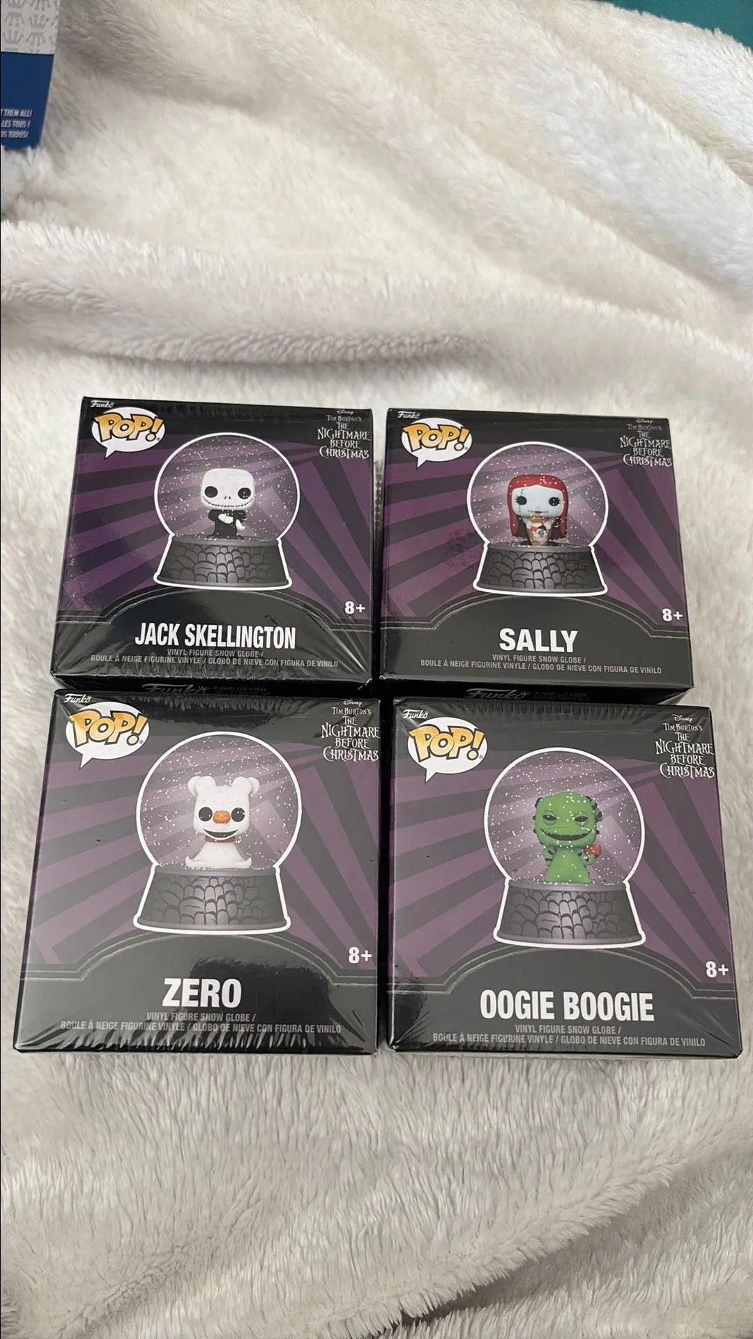 Product image for Funko Pop Nightmare Before Christmas Complete Set Snow Globe