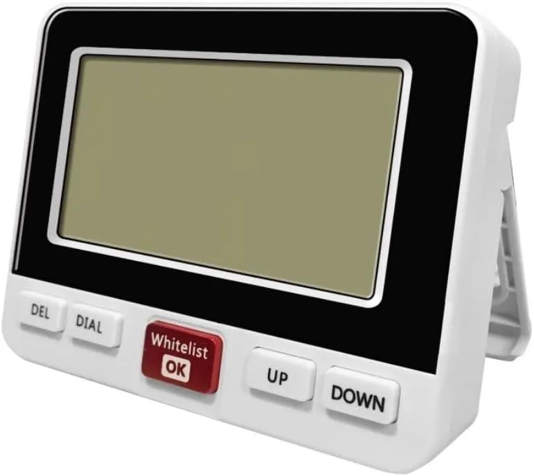 Product image for Jumbo Talking Caller ID - Big LCD Display - Speaks Number - Speaks Custom Message - Spam Call Blocker