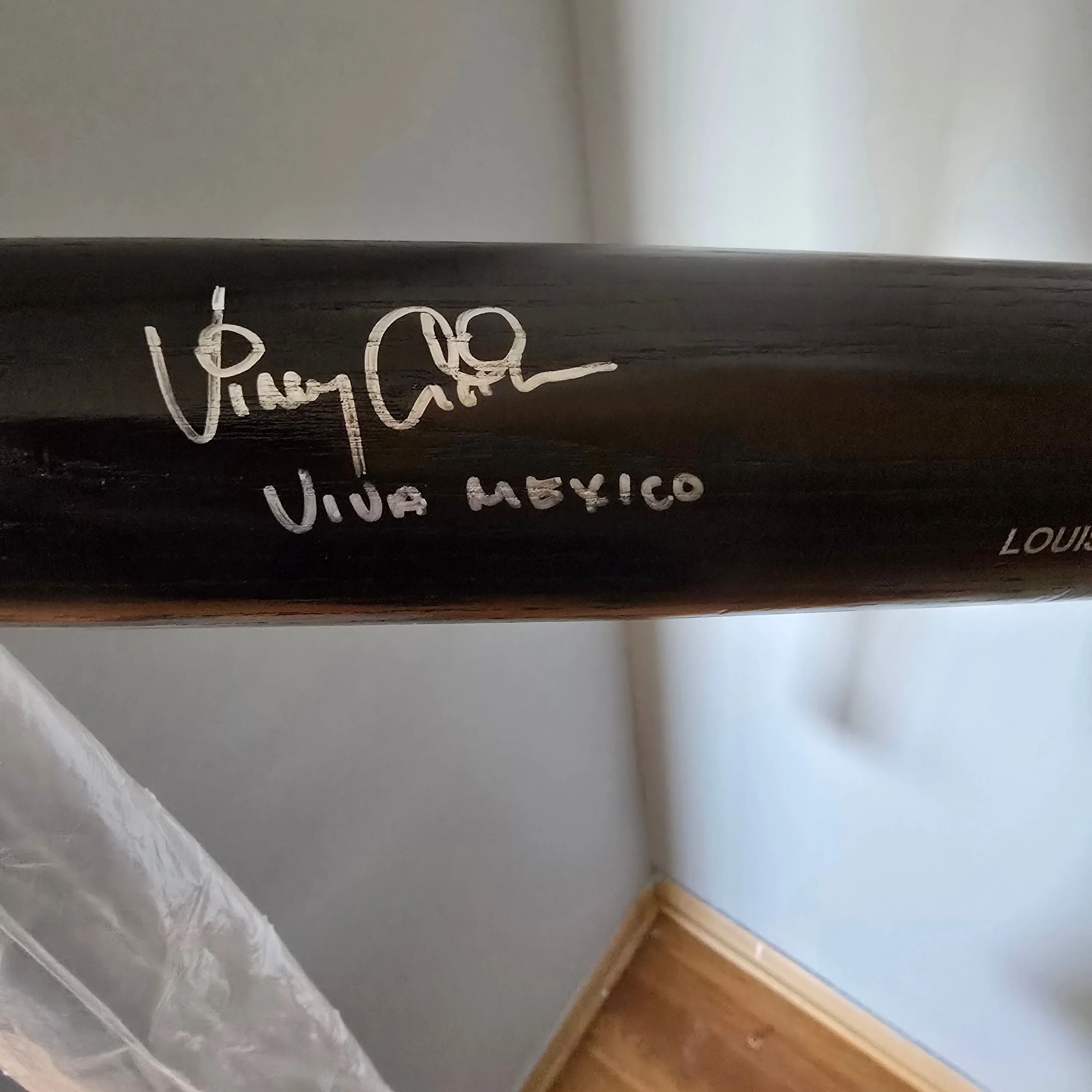 Product image for Vinny Castilla signed bat