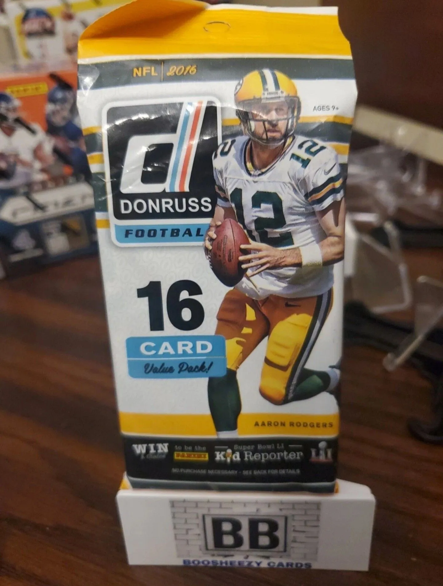 Product image for 🪙2016 Unopened Panini Donruss Football Cards FAT Pack 16 cards Prescott J Bosa 