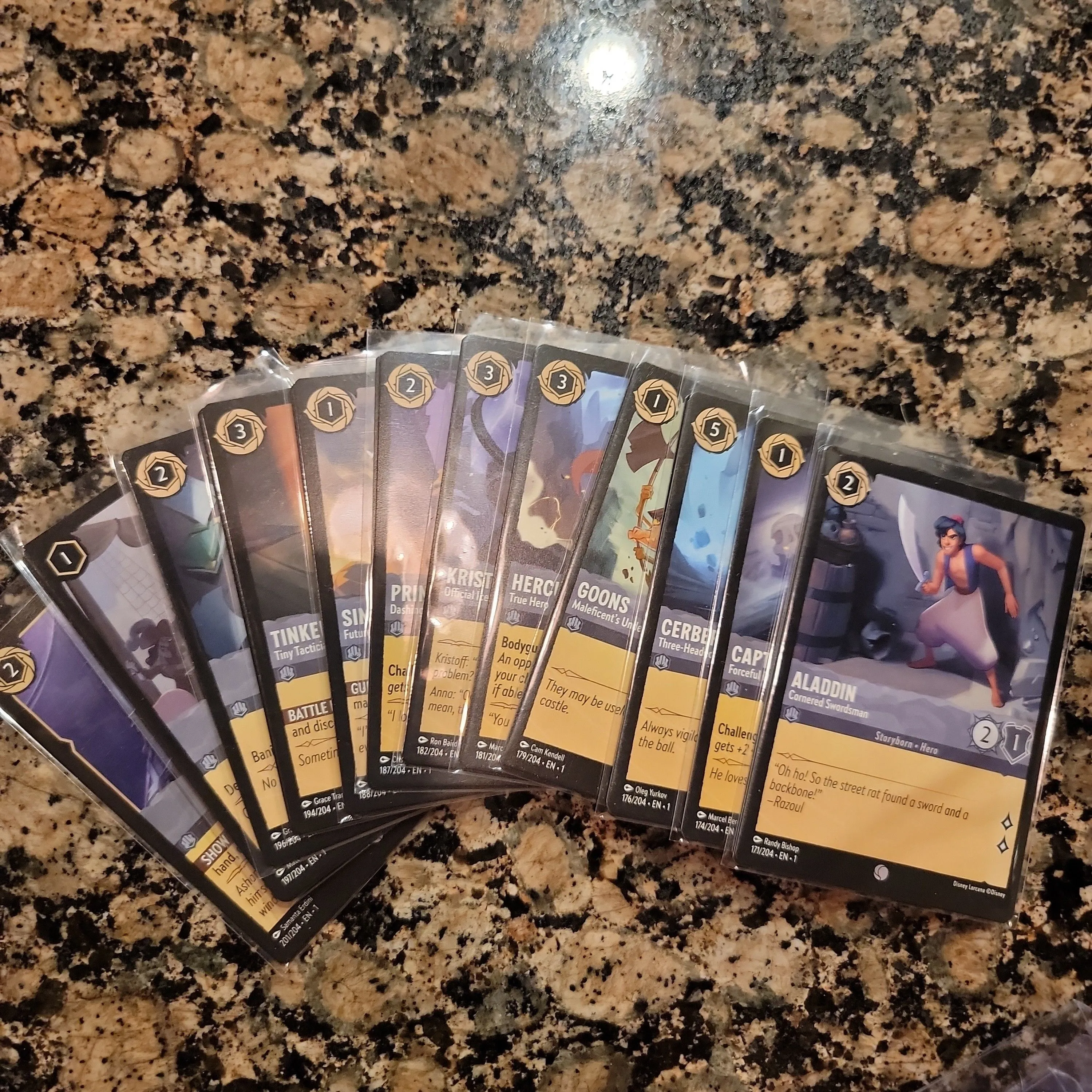 Product image for Lorcana! Full Steel Common playset from First Chapter