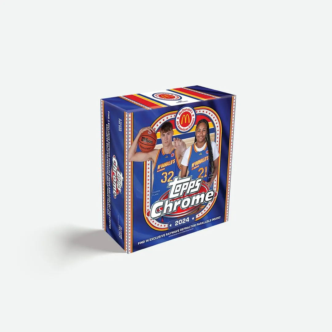 Product image for 2024 Topps Mcdonalds All-American Chrome Basketball Monster Box
