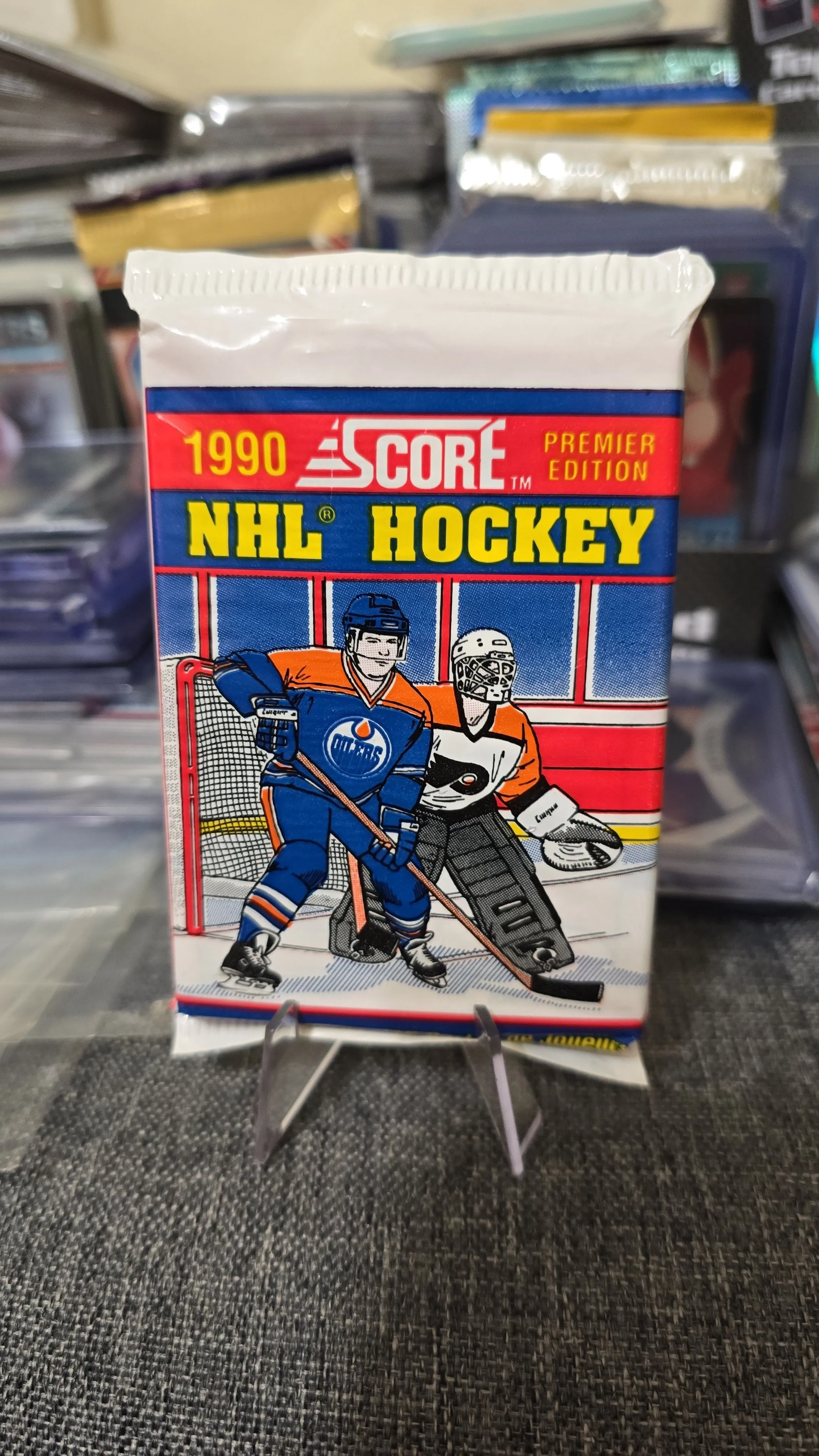 Product image for 1990 Score NHL Hockey Premier Edition issue Unopened Wax Packs 15 Cards 🏒 