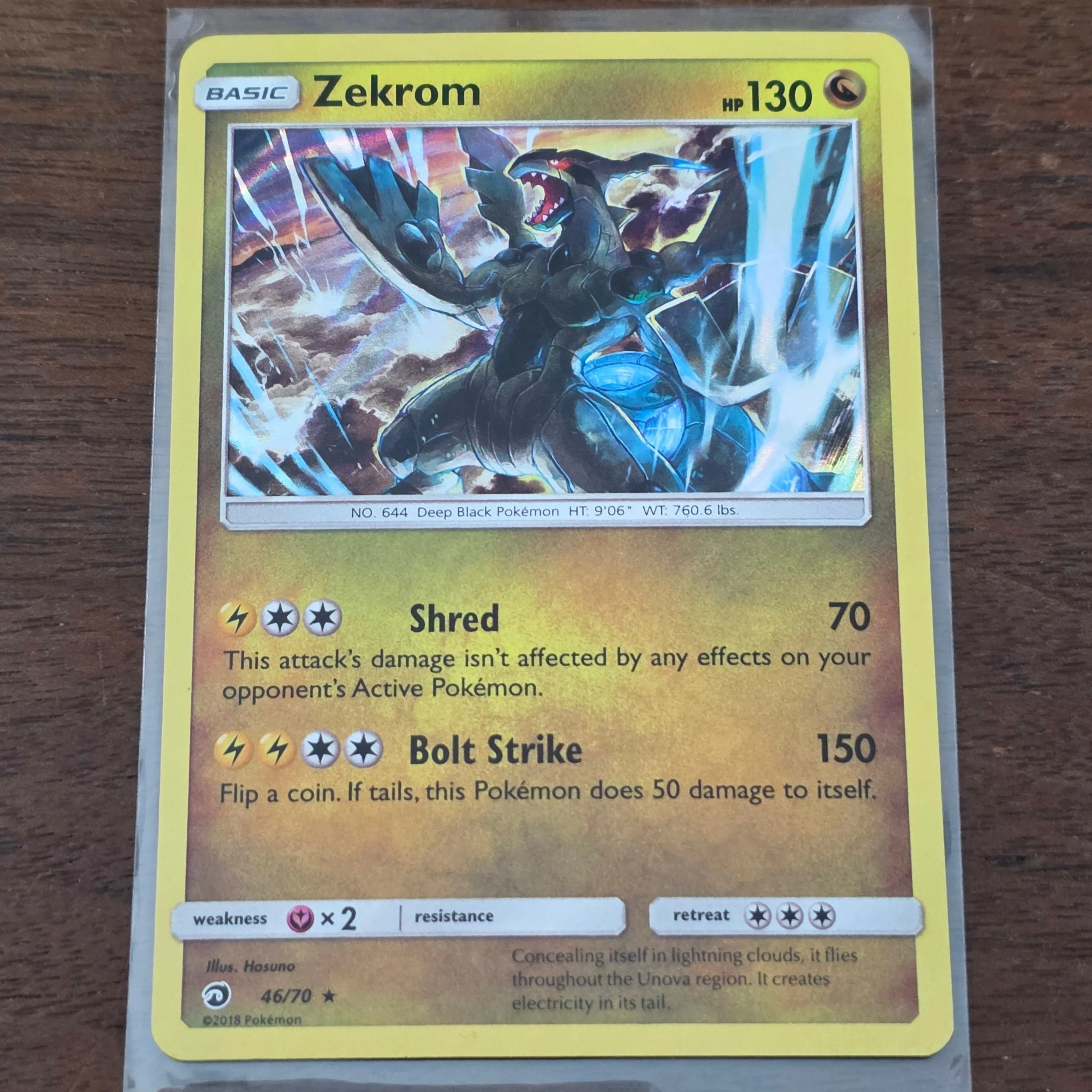 rare zekrom card 157/236 Reshiram & Zekrom TAG TEAM GX | Rare Holo GX Card | SM12 Cosmi main image 1