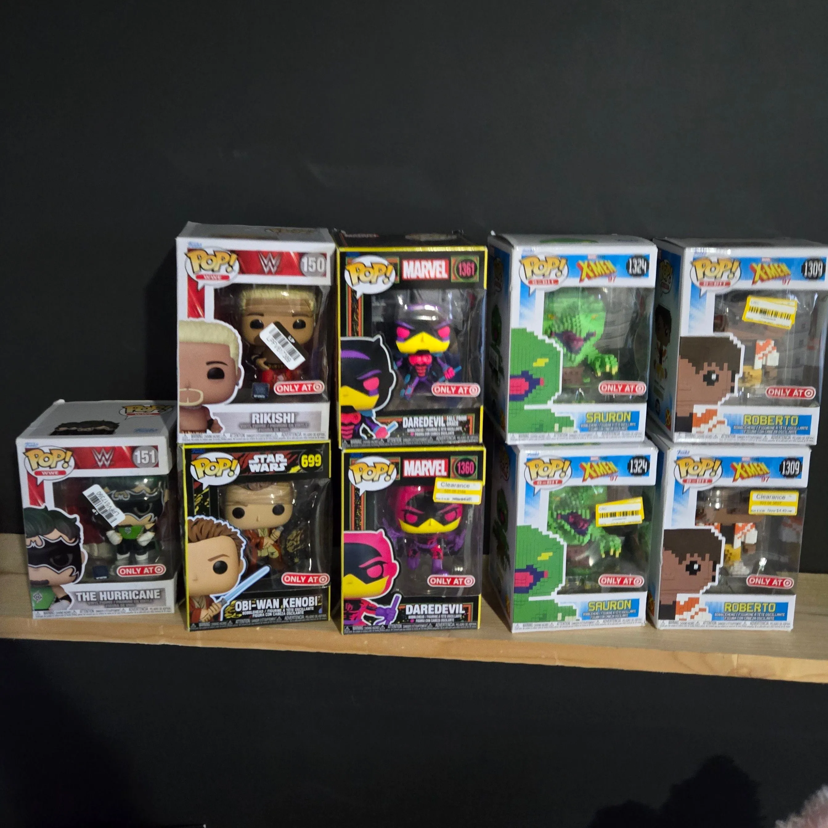 Product image for Funko Pops WWE Star Wars Marvel X-Men 