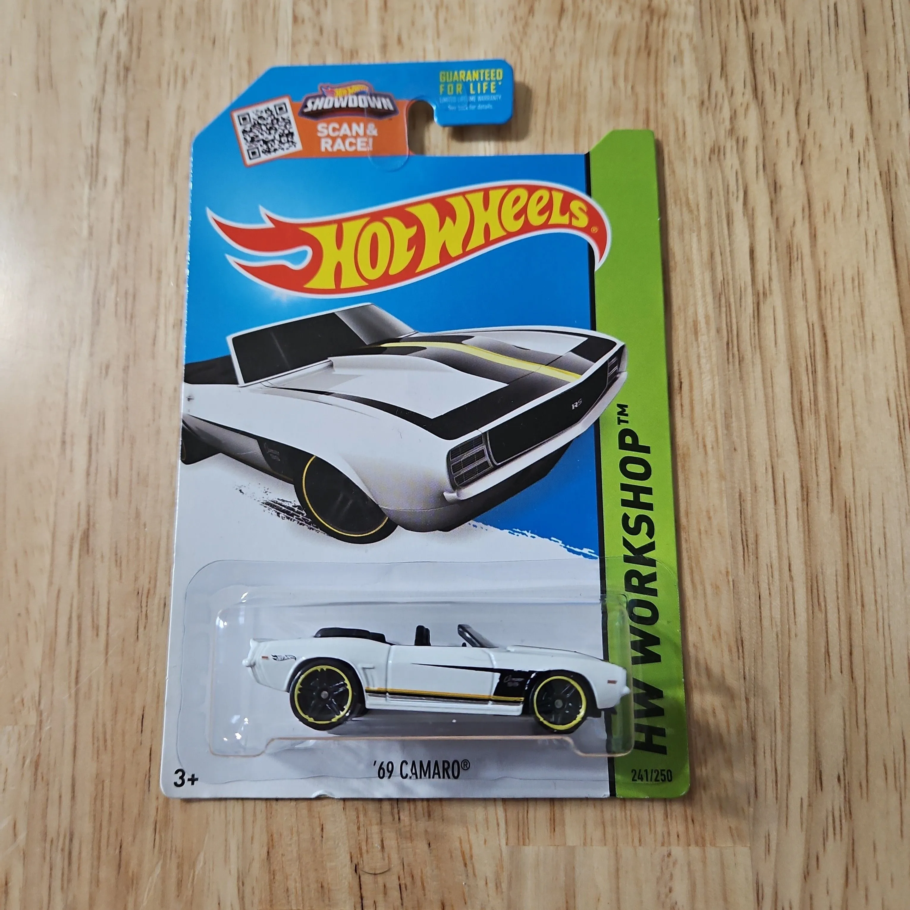 Product image for hotwheels 1969 camaro convertible