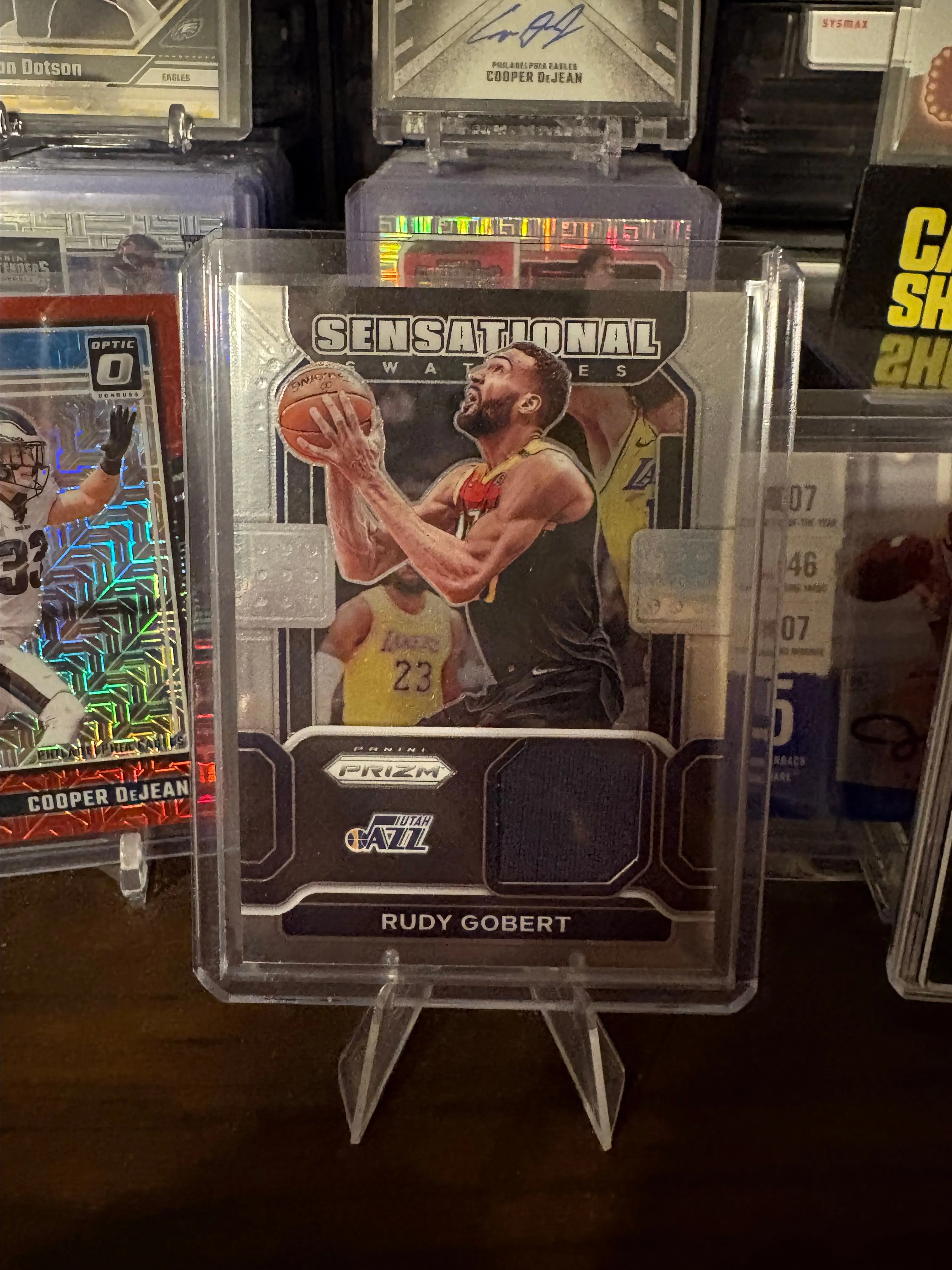 Product image for RUDY GOBERT 2021-22 Prizm Sensational Swatches