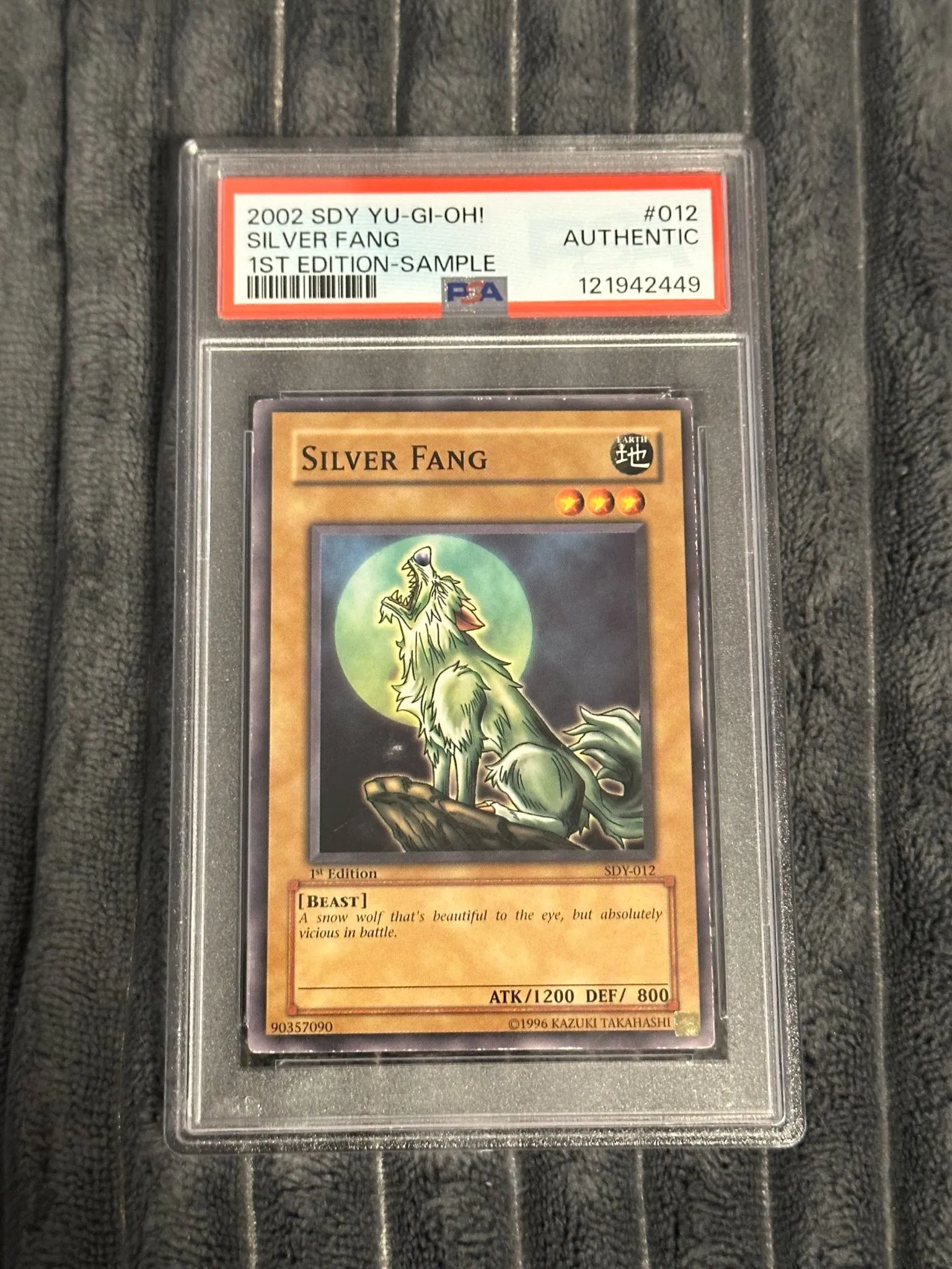 PSA 10 2002 Yu-Gi-Oh! Sample Silver Fang 1st Edition Sample Card  Whatnot:  Shop, Sell, Connect