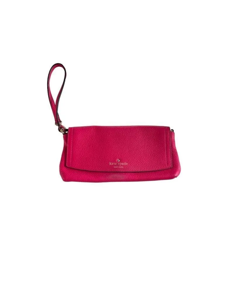 Product image for Kate Spade Pink Leather Clutch Small
