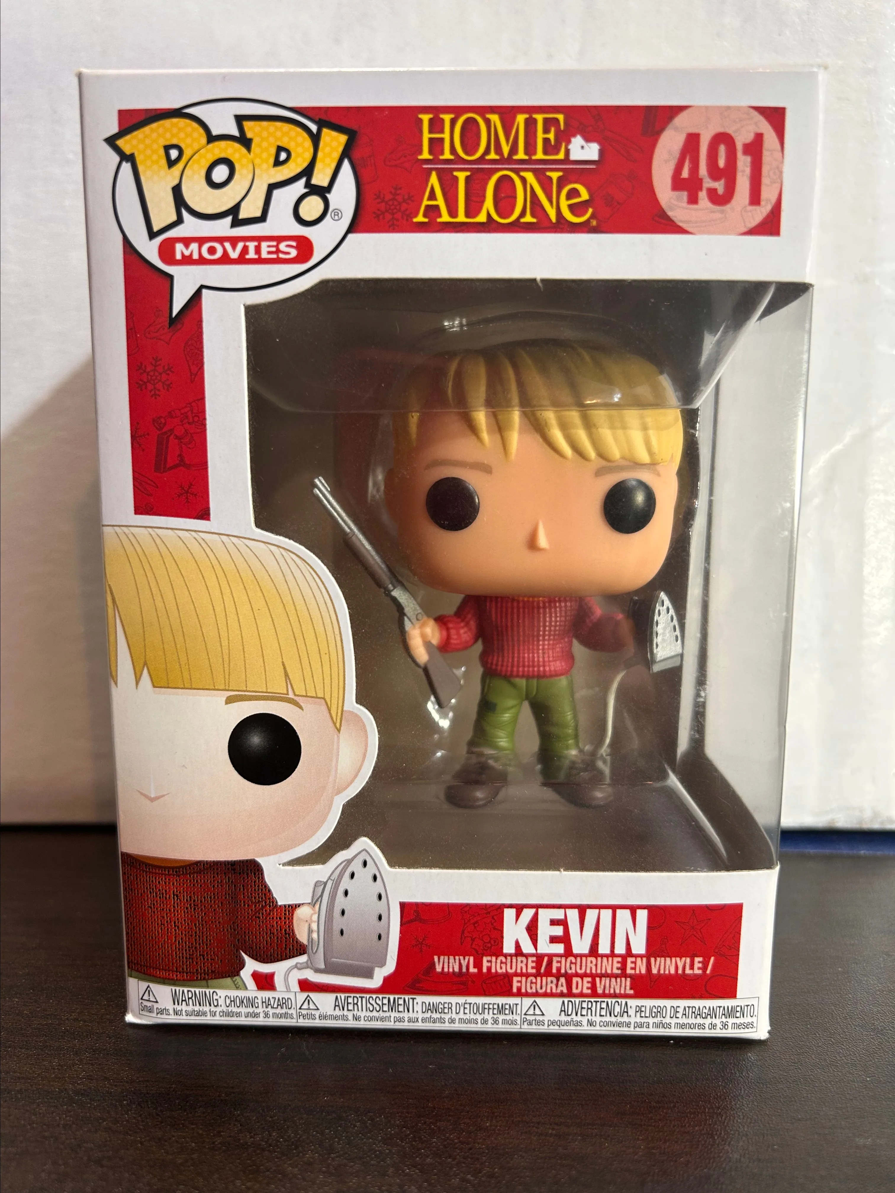 Product image for Kevin McCallister Home Alone Vaulted Funko Pop 491 With Protector