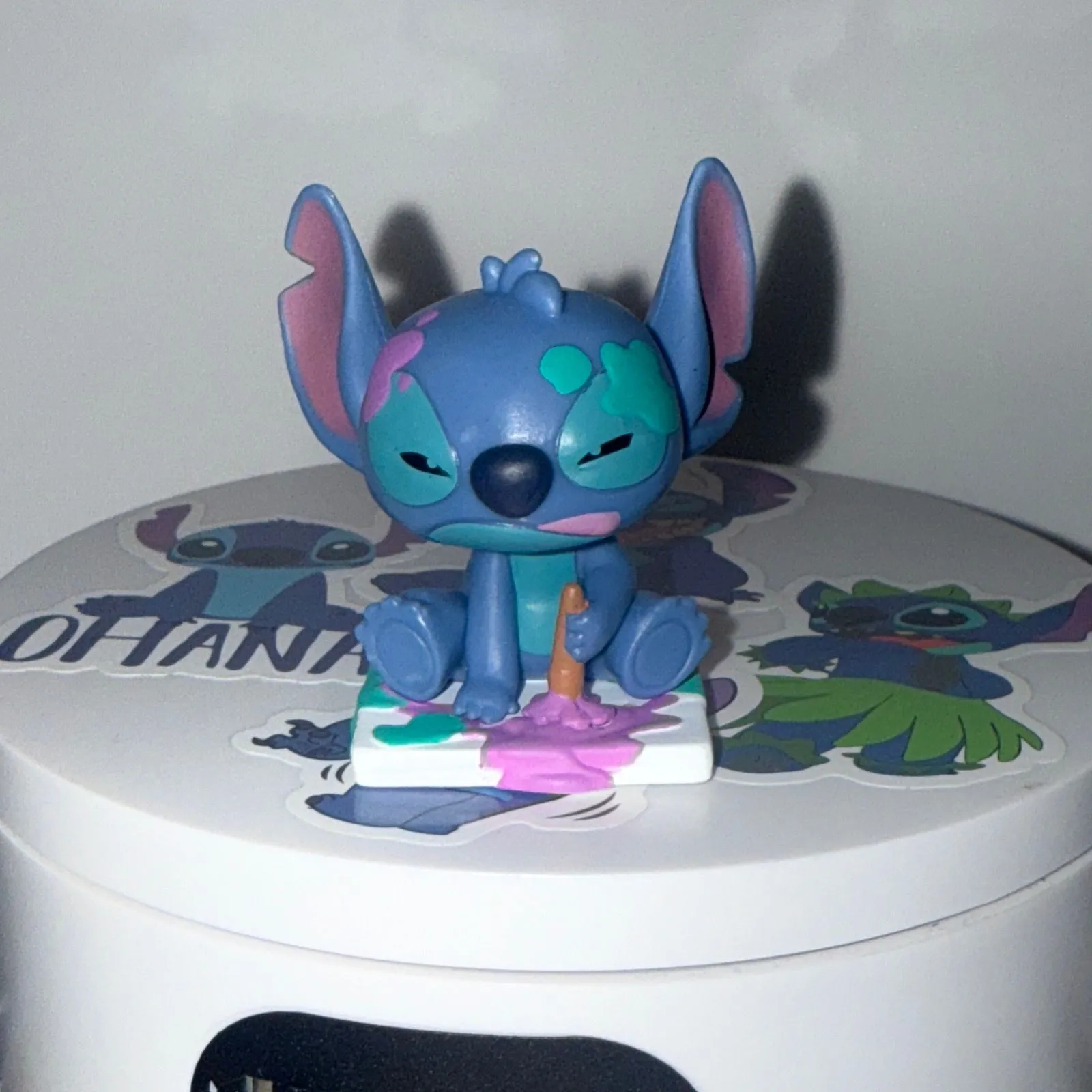 Product image for Just Play Disney That's So Stitch Series Painting Stitch Figure NEW