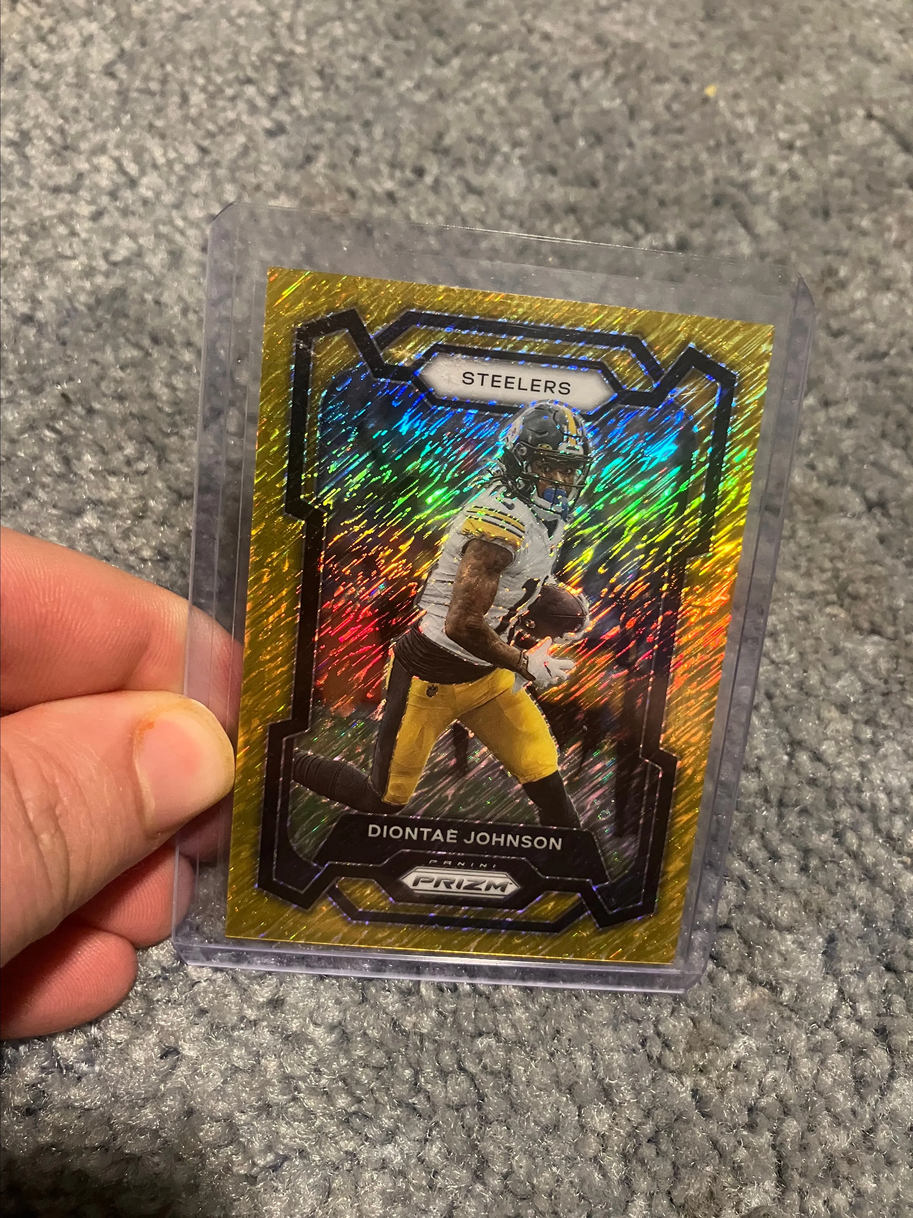 Product image for diontae johnson gold shimmer prizm /10