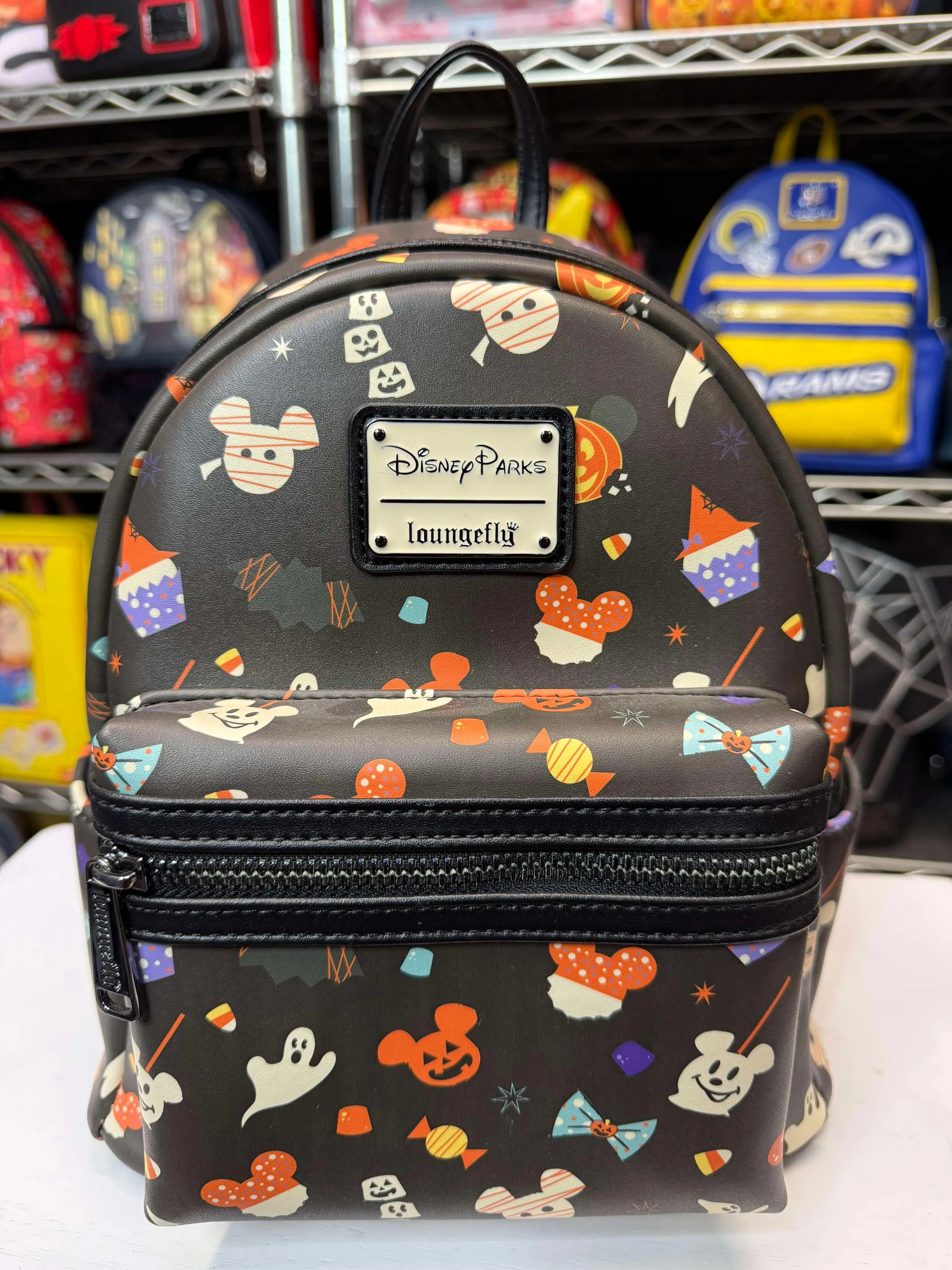 disney loungefly mini backpack snacks DLR/WDW Colorful sprinkles are raining all around them Disney Parks Snacks Loungefly Mini