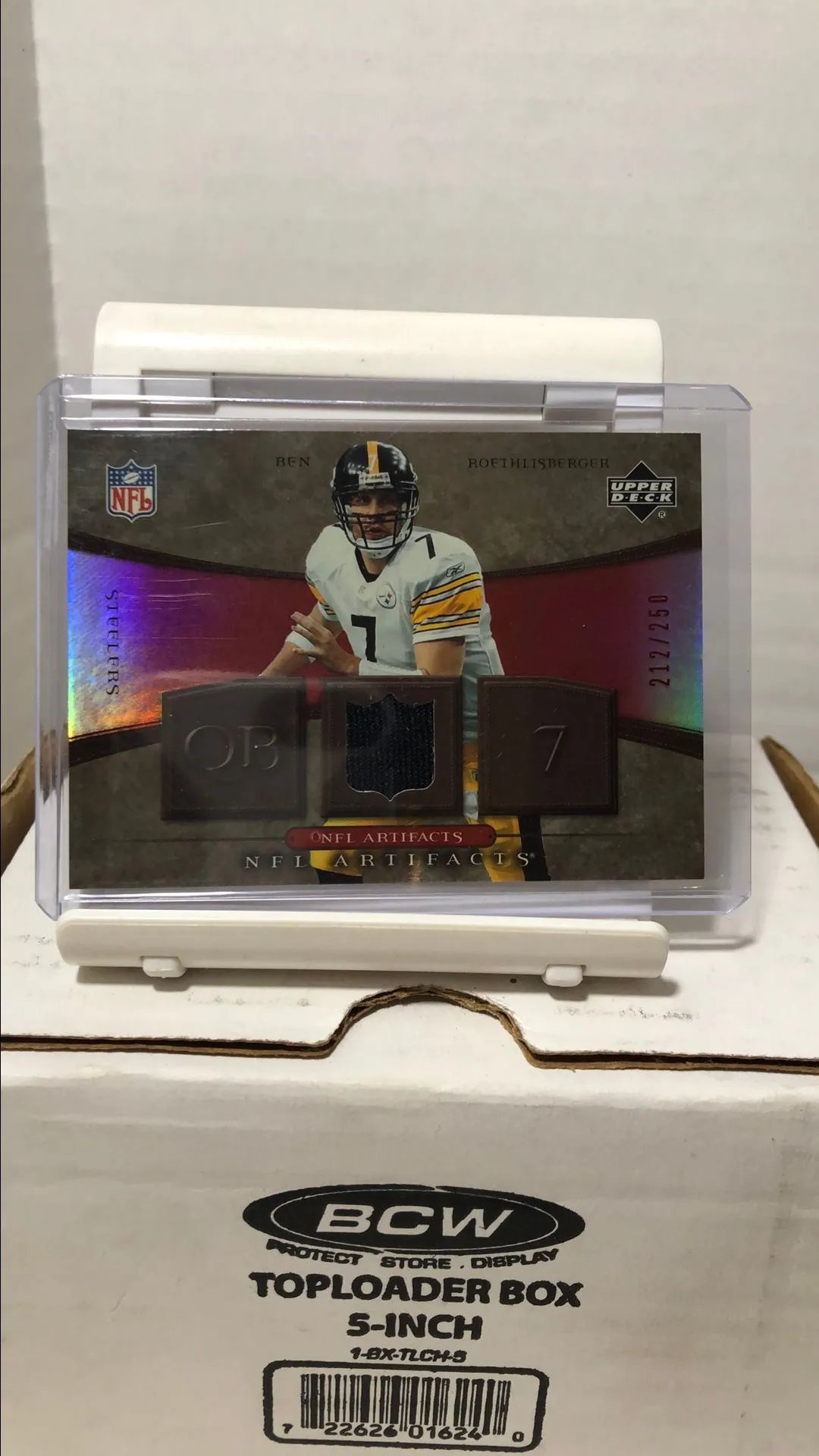 Product image for Ben Roethlisberger 2007 Upper Deck Artifacts Patch /250