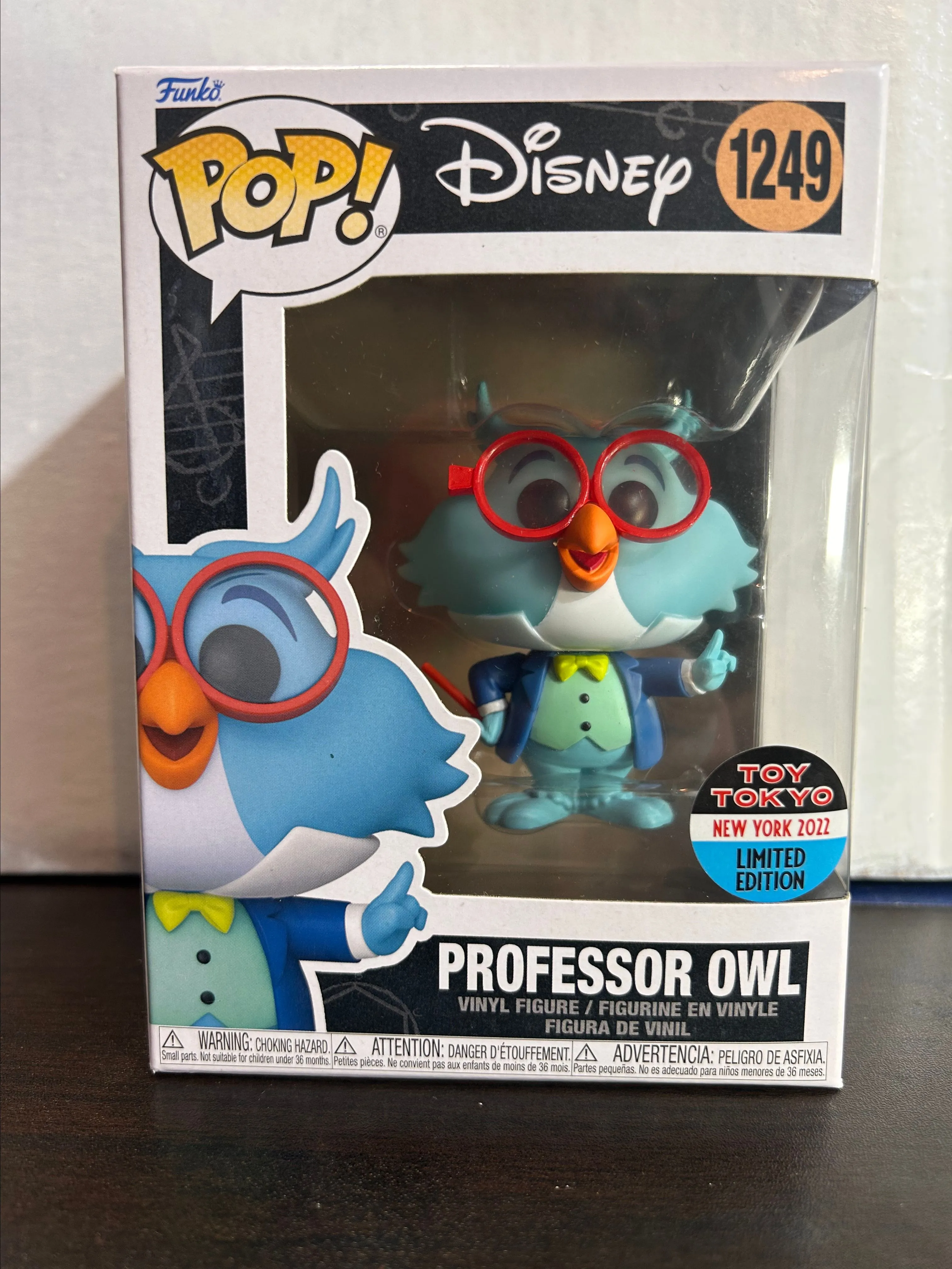 Product image for Professor Owl 2022 Toy Tokyo NYCC LE Excl Disney Vaulted Funko Pop 1249 W Protector