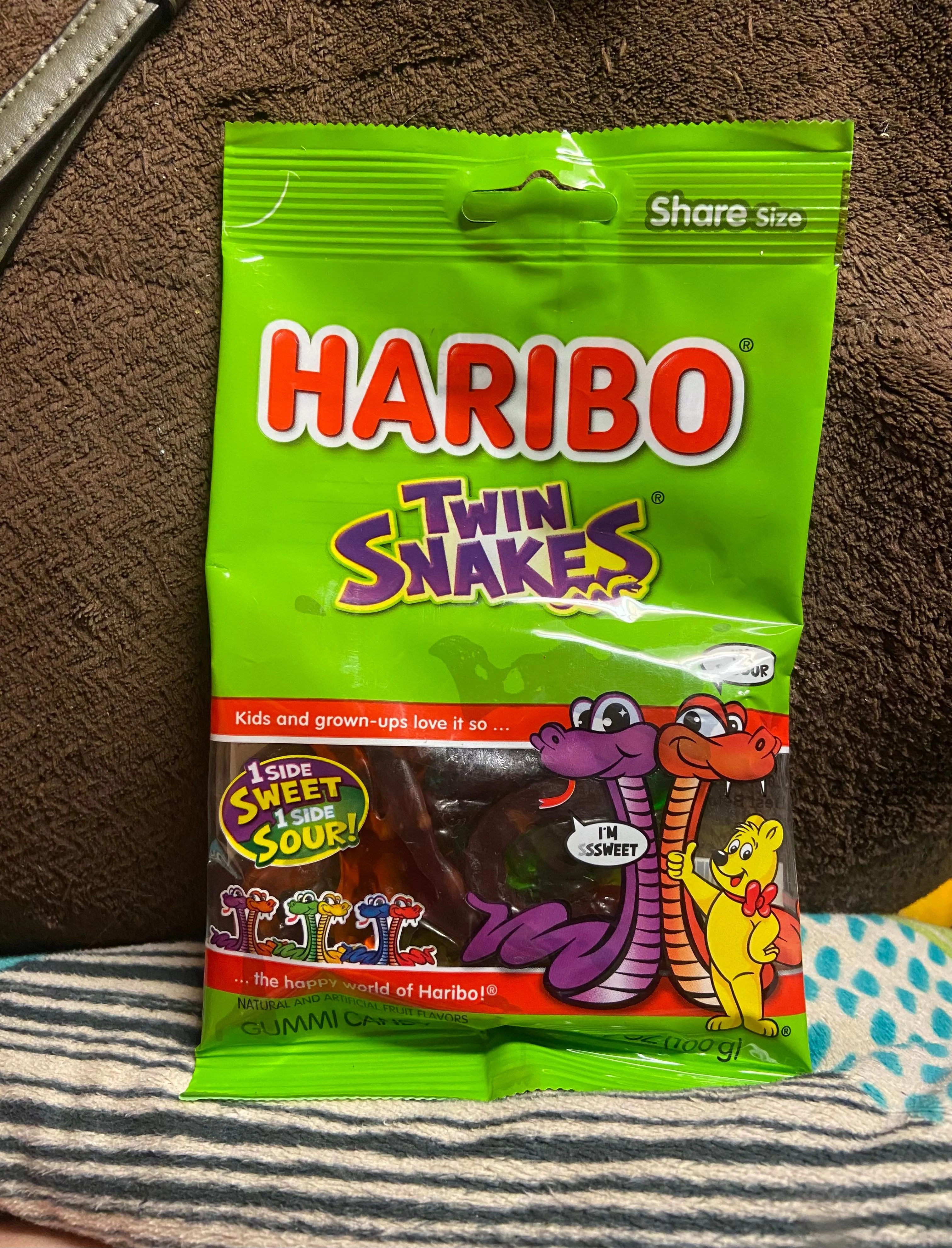 Product image for XSNACKS- Haribo twin snakes gummies