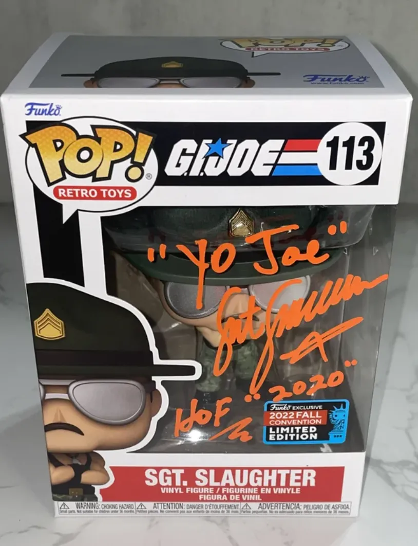 Product image for Funko: GI Joe Signed "Sgt. Slaughter"