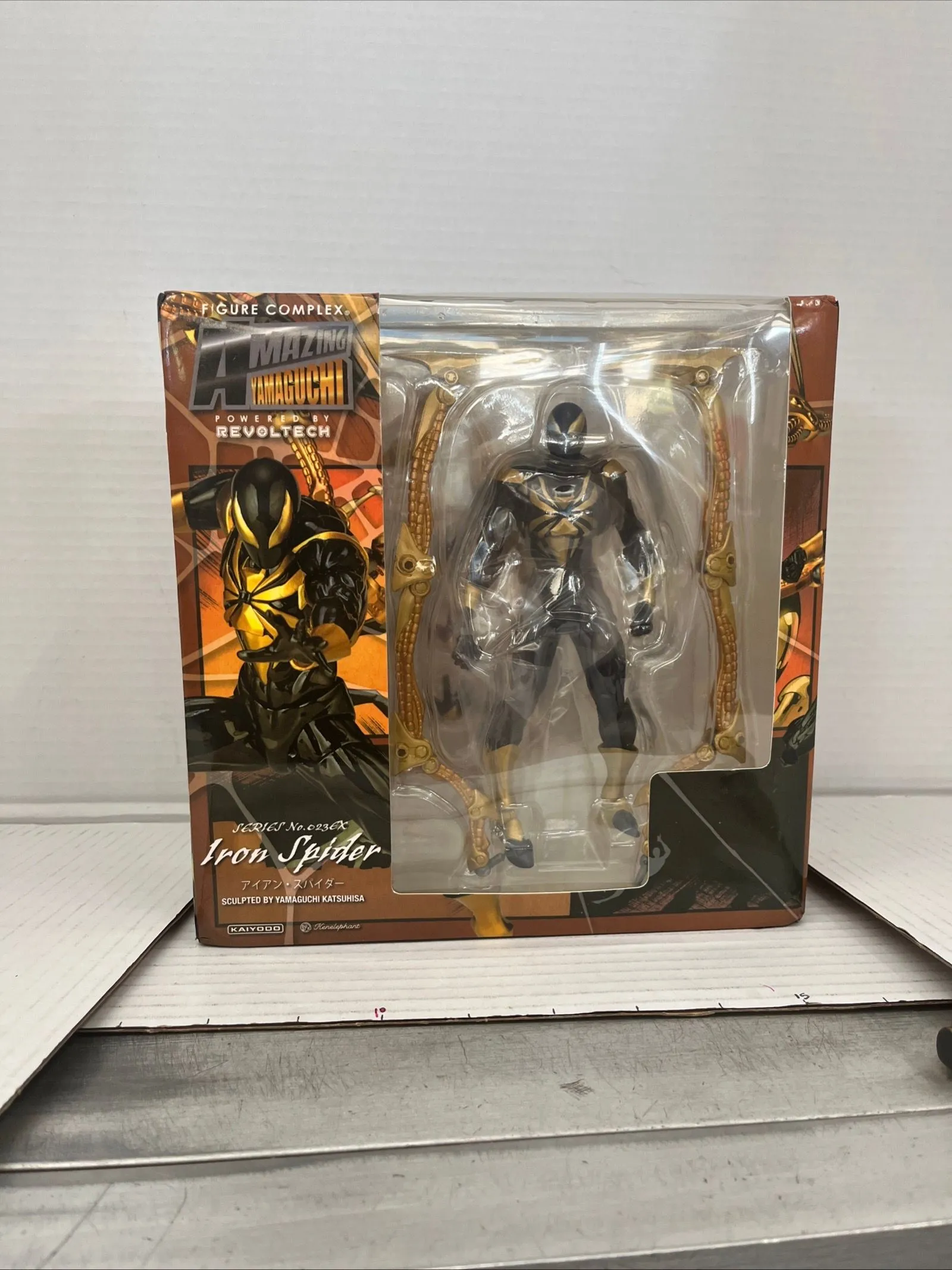 Product image for Kaiyodo Iron Spider Amazing Yamaguchi Action Figure Series No. 023EX