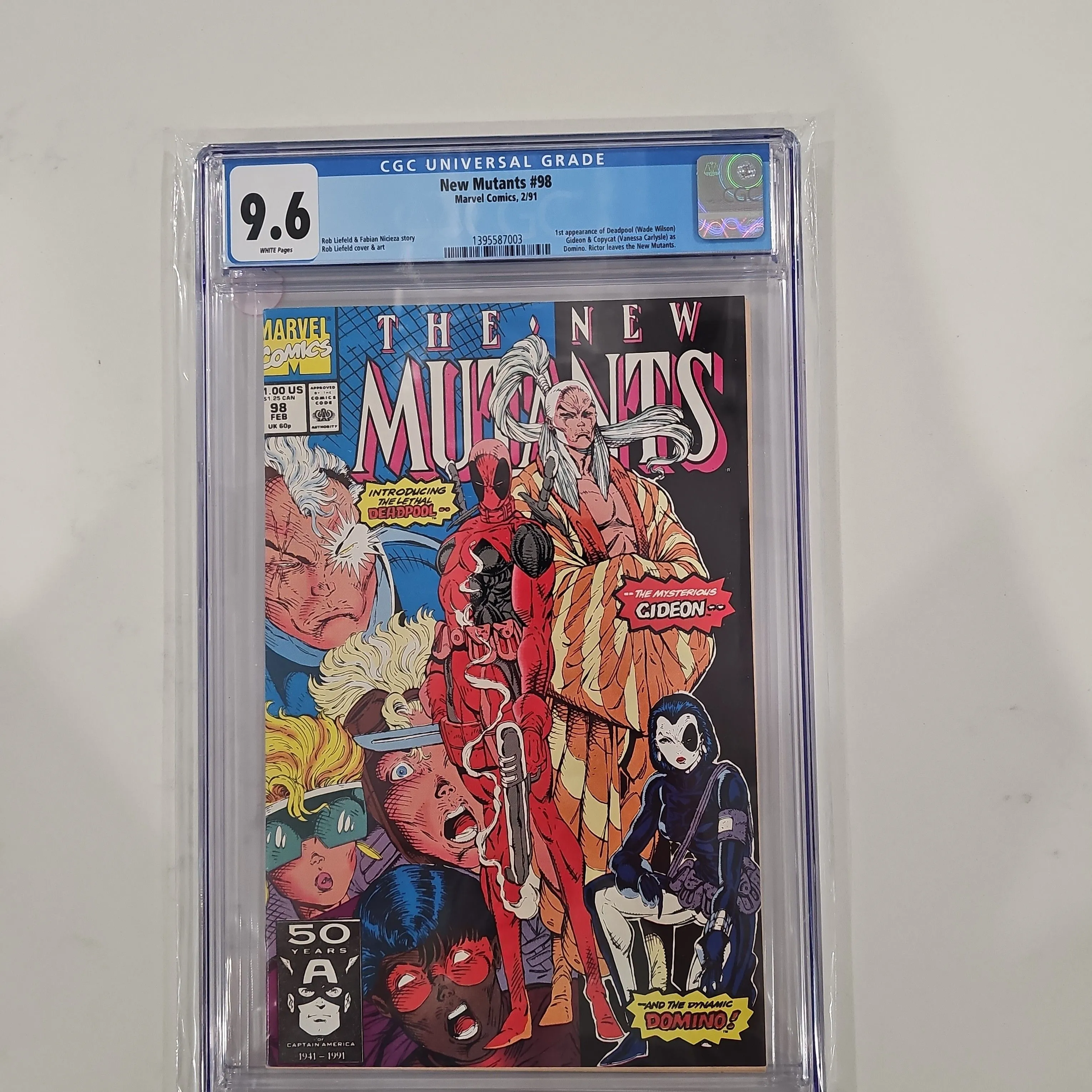 Product image for New Mutants 98  CGC 9.6 1991