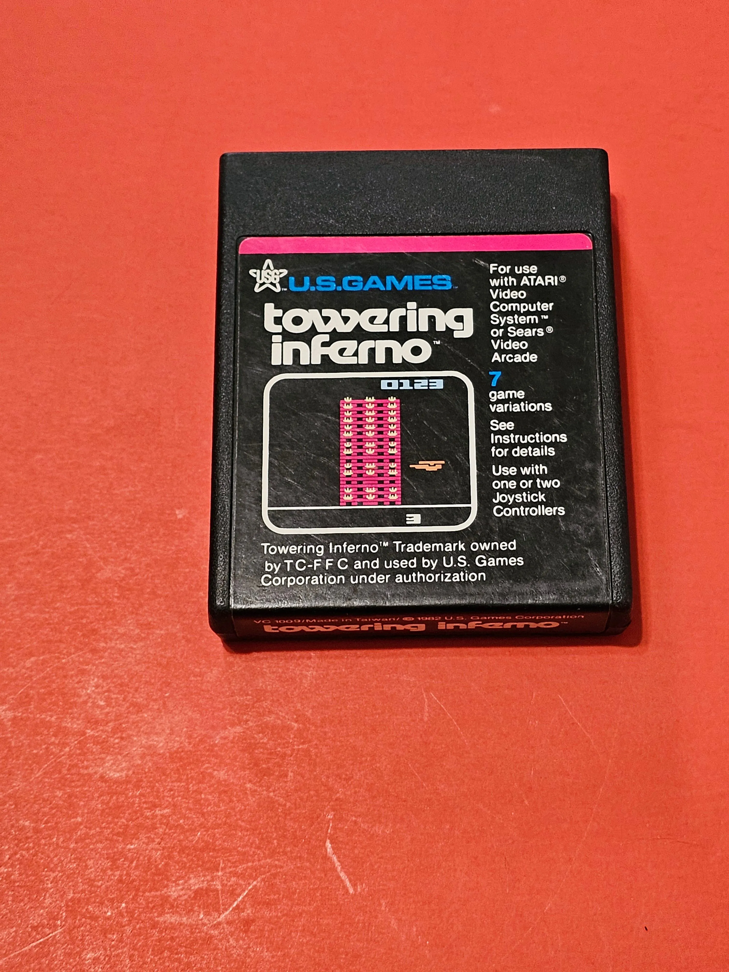 Product image for Atari 2600 'Towering Inferno' game