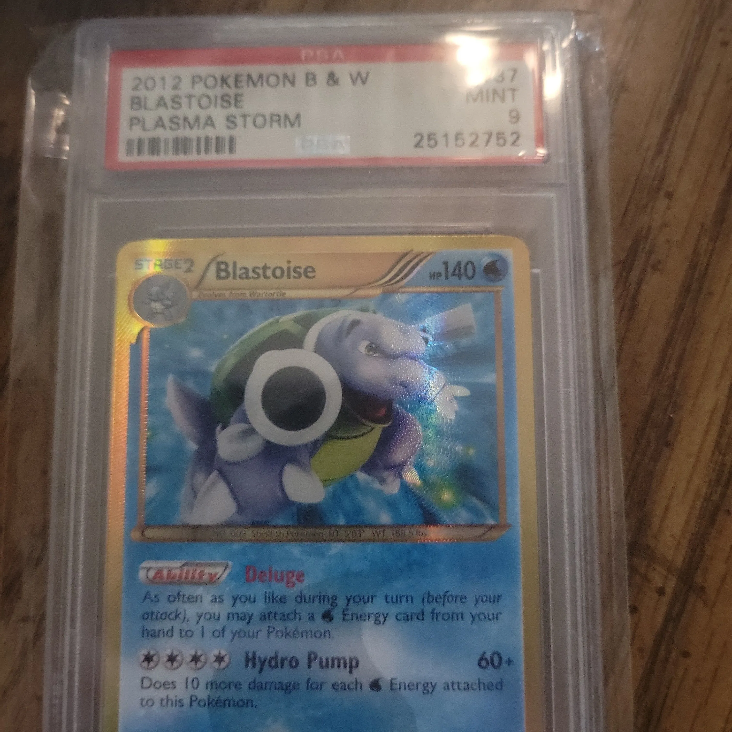Product image for Blastoise plasma storm psa 9