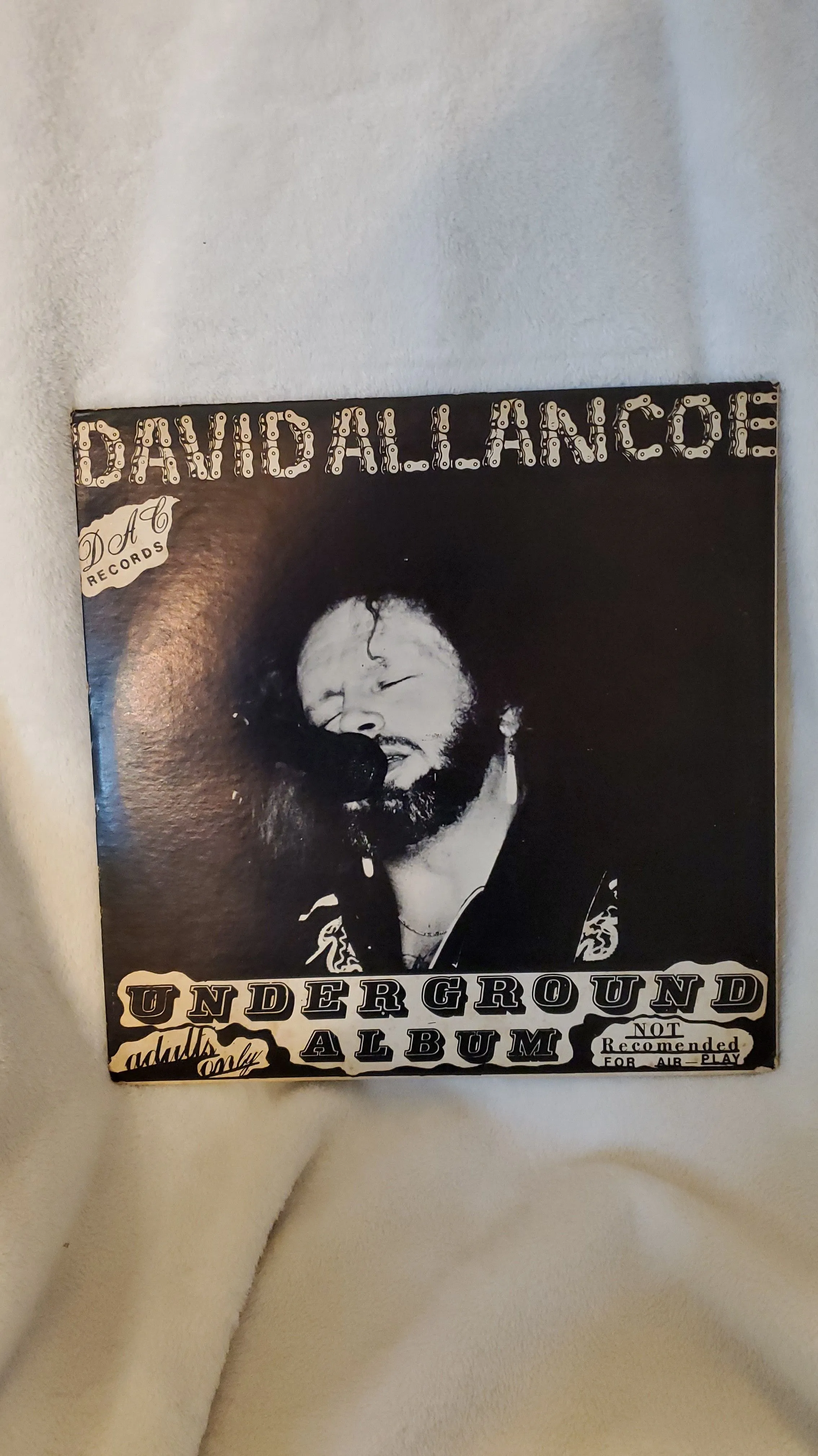 Product image for SIGNED David Allen Coe Adults Only Underground Album DAC EXPLICIT CONTENT
