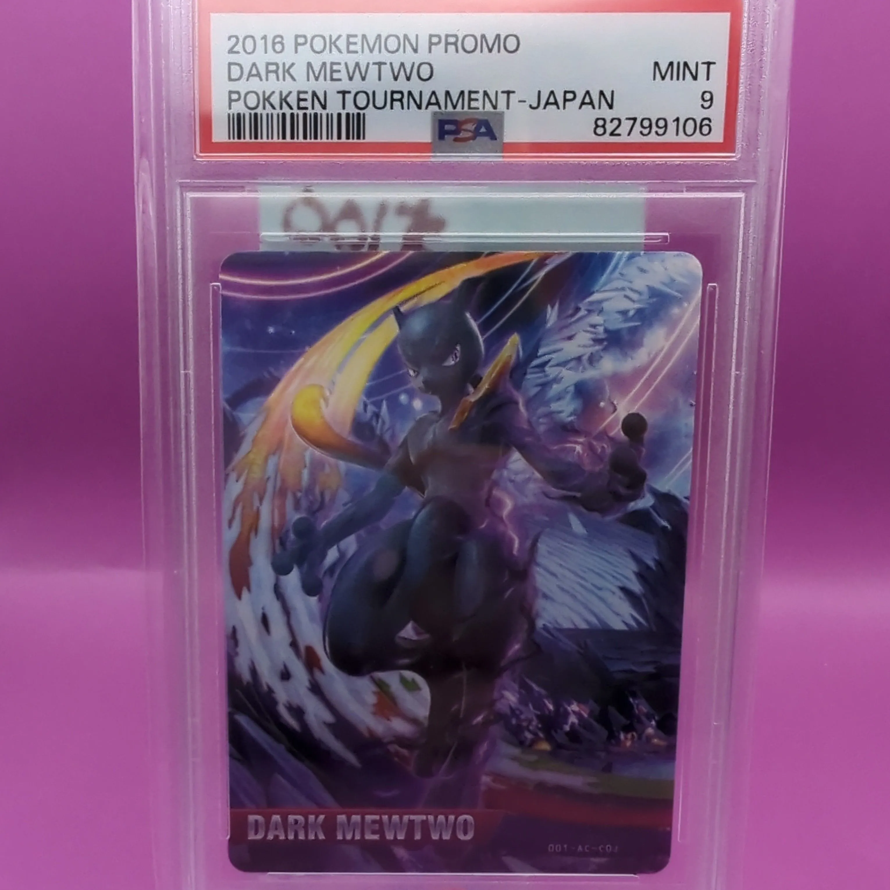 2016 Pokemon Promo Pokken Tournament Dark Mewtwo Pokken Tournament