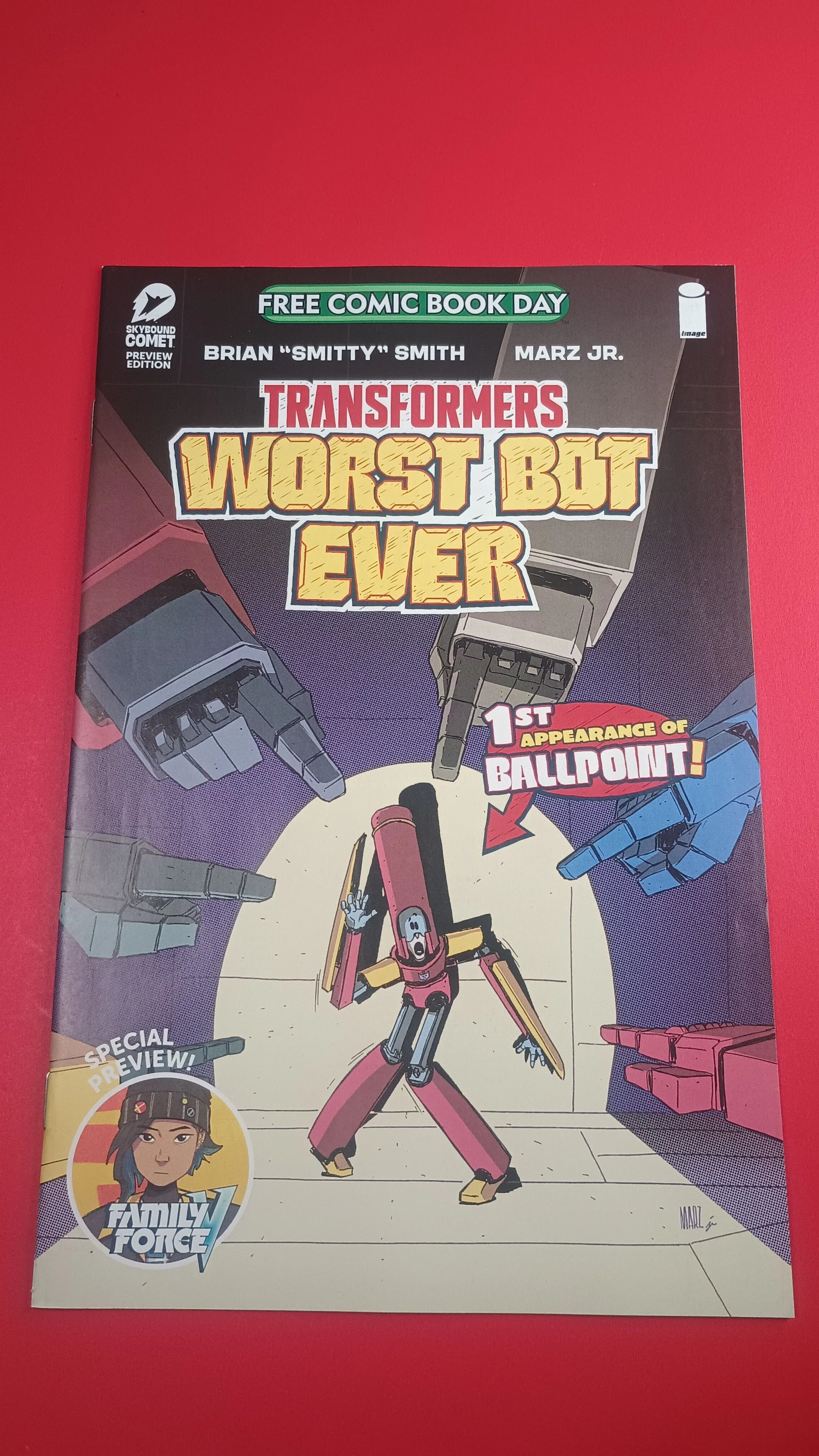 Product image for Transformers Worst Bot Ever FCBD 2025