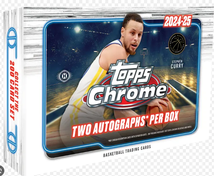 Product image for 1x TOPPS CHROME BASKETBALL DELIGHT CASE 24/25