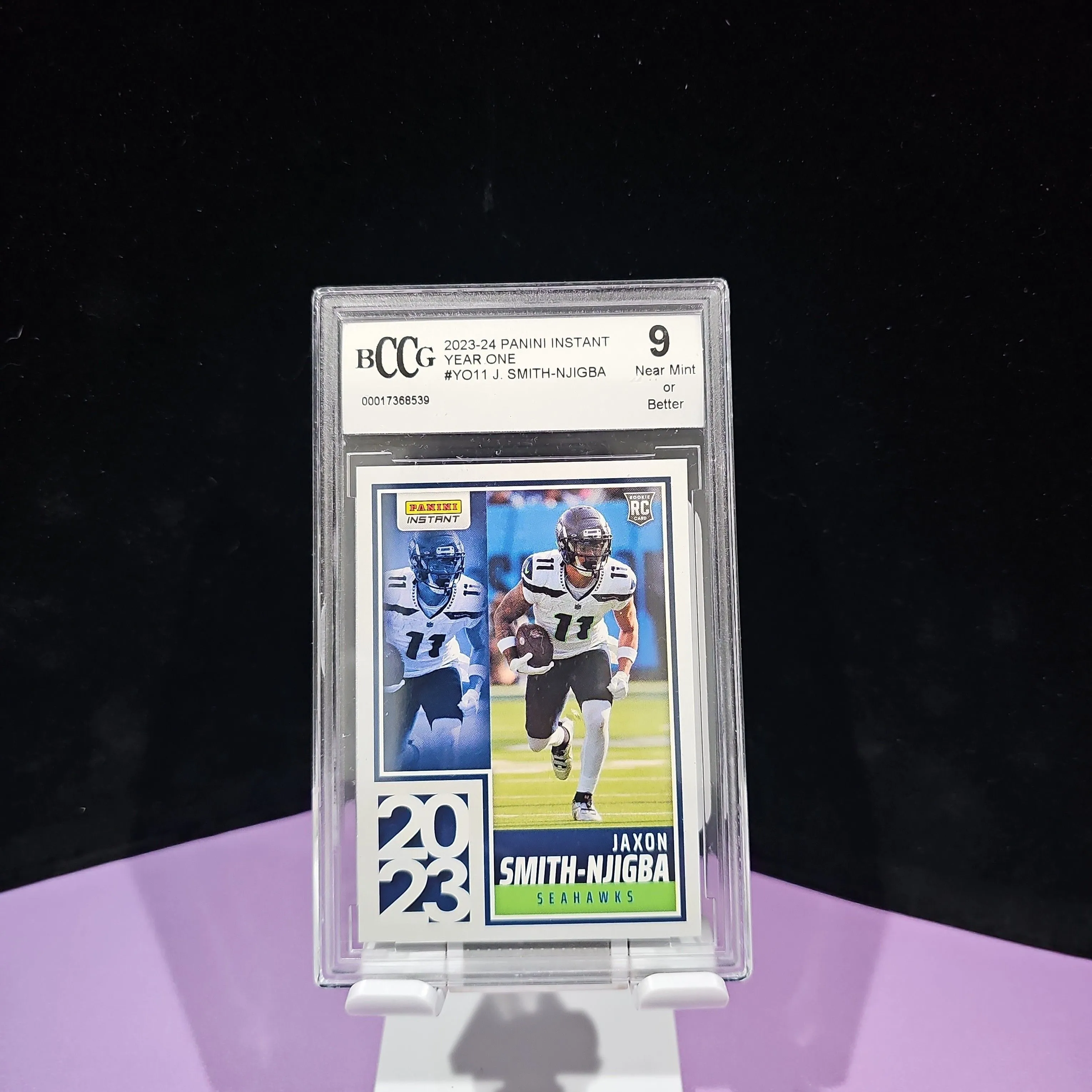 Product image for Jaxon Smith-Njigba RC Panini Instant Mint 9