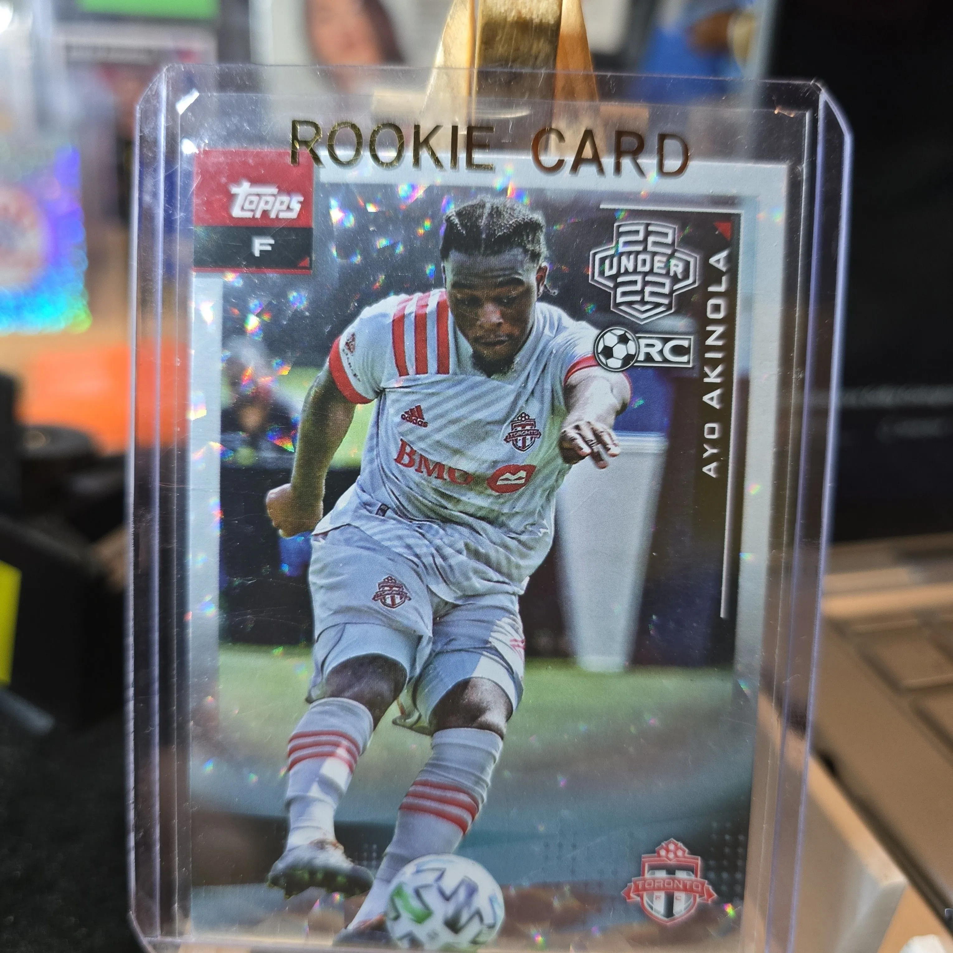 Product image for 2021 topps MLS AYO ALINOLA RC 22under22 scope parallel