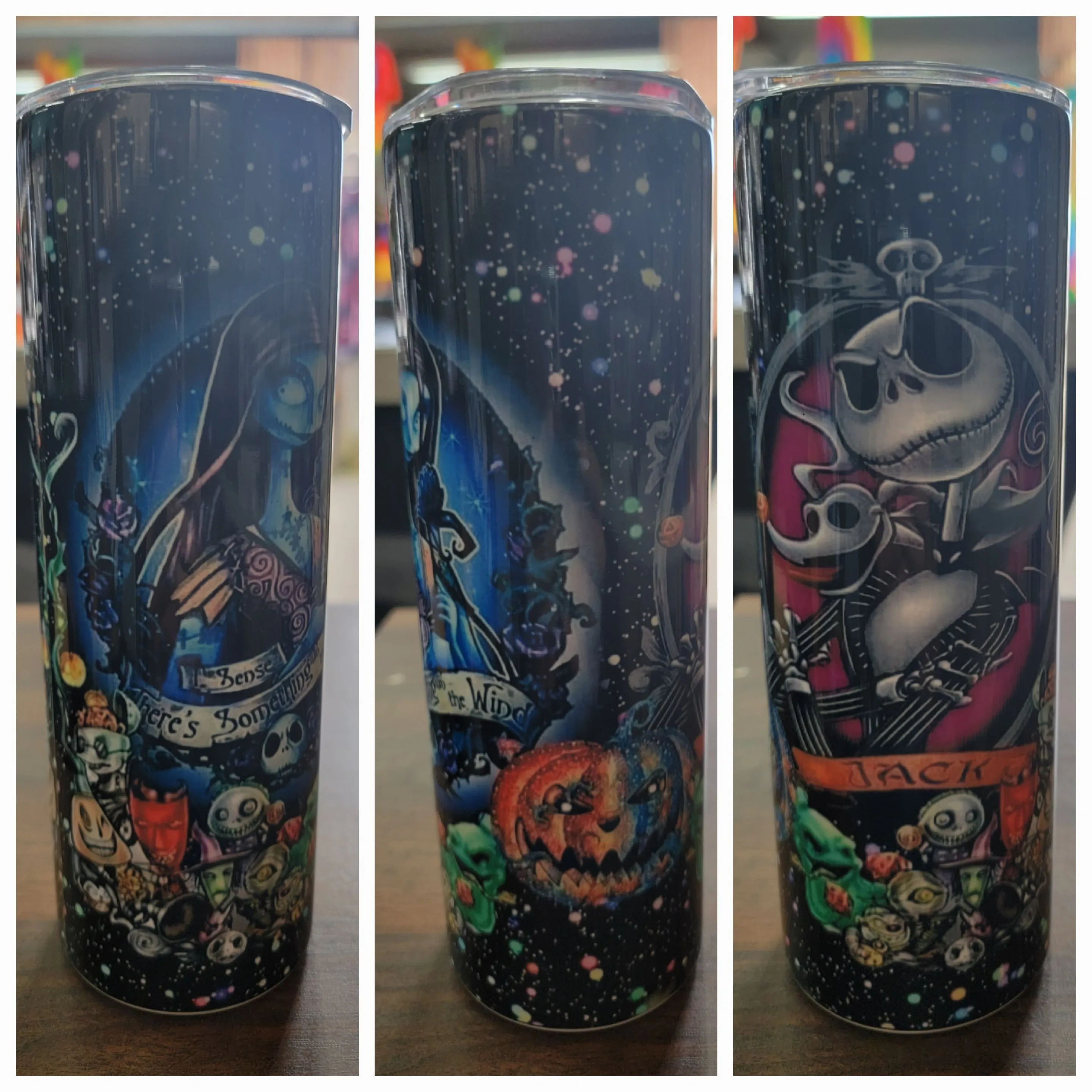 Product image for Jack & Sally Nightmare before Christmas 20oz tumbler